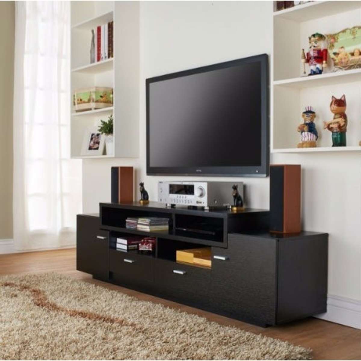 4 shelf top tv stand