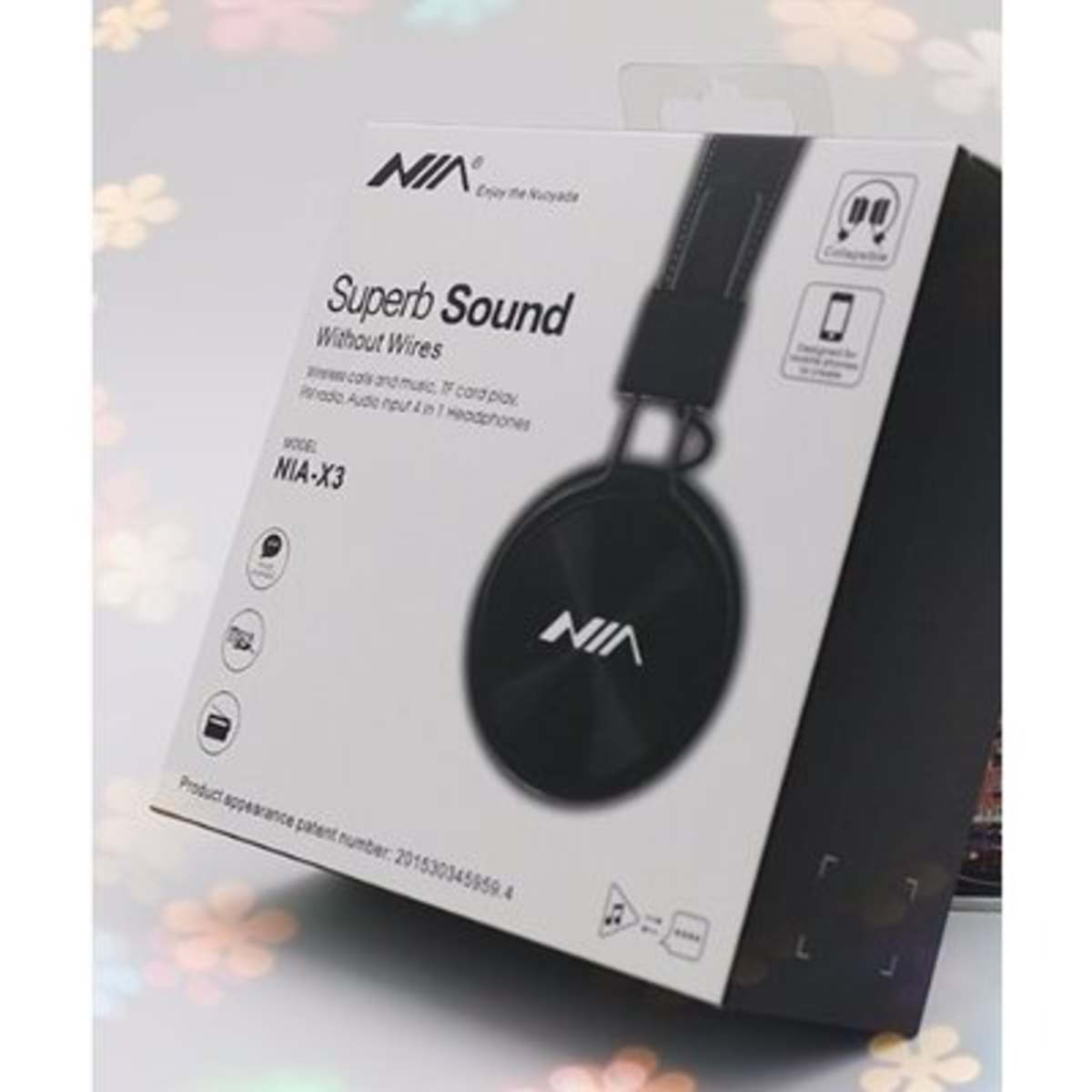 NIA X3 Superb Sound Wireless Bluetooth Headphone Konga Online