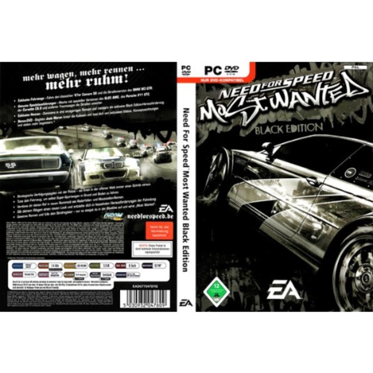 Need for Speed: Most Wanted Black Edition - CD-ROM - VERY GOOD