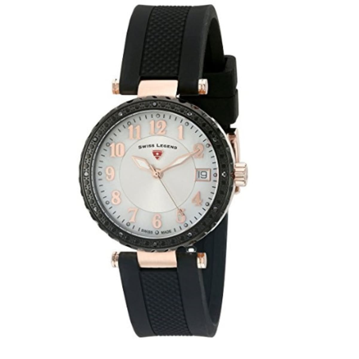 Swiss Legend Women s Analog Display Swiss Made Black Watch Konga