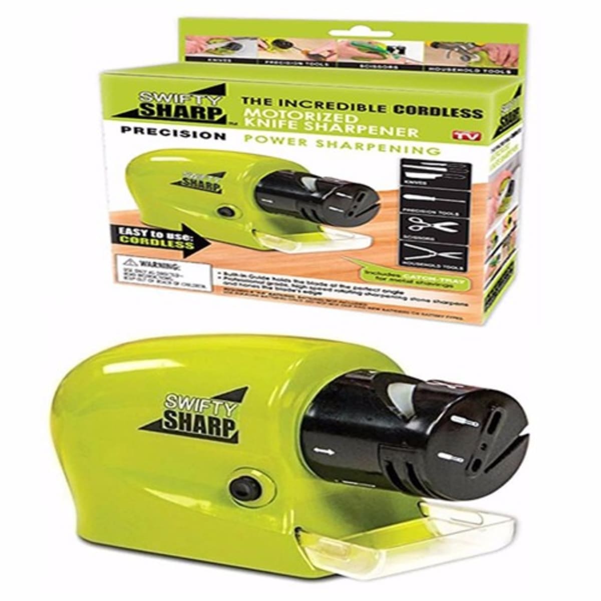 Motorized sale knife sharpener