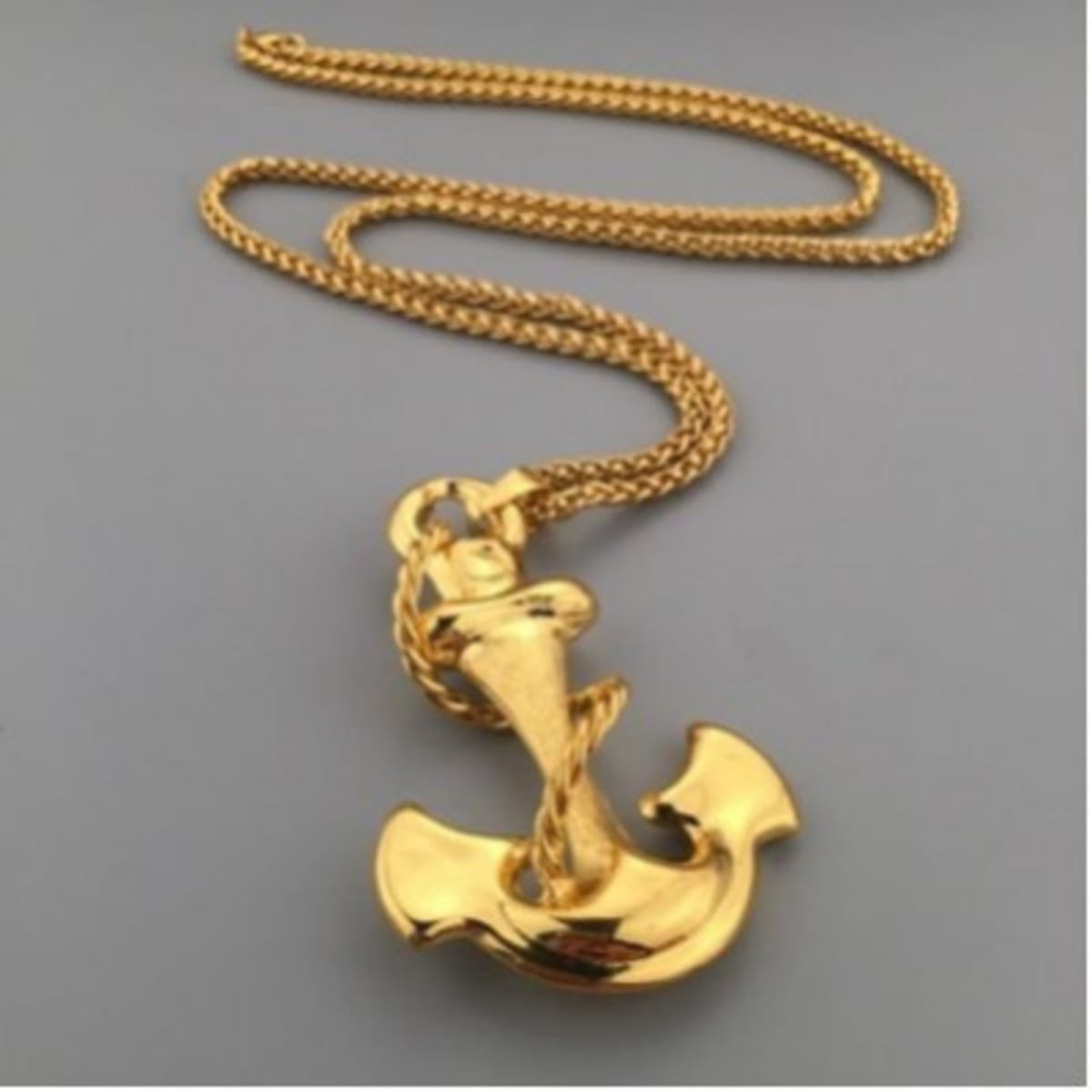 Necklace with Anchor Pendant Gold Plated Konga Online Shopping