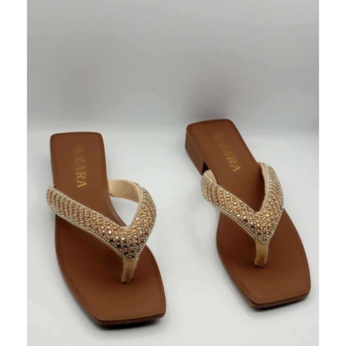 Womens rhinestone hotsell slippers