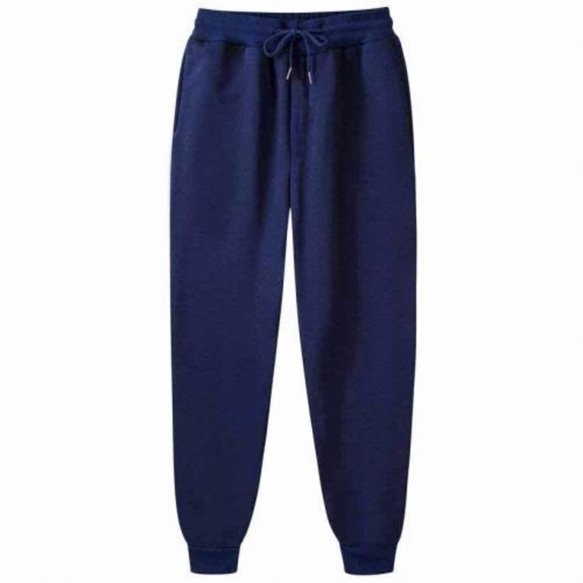 Plain blue online joggers