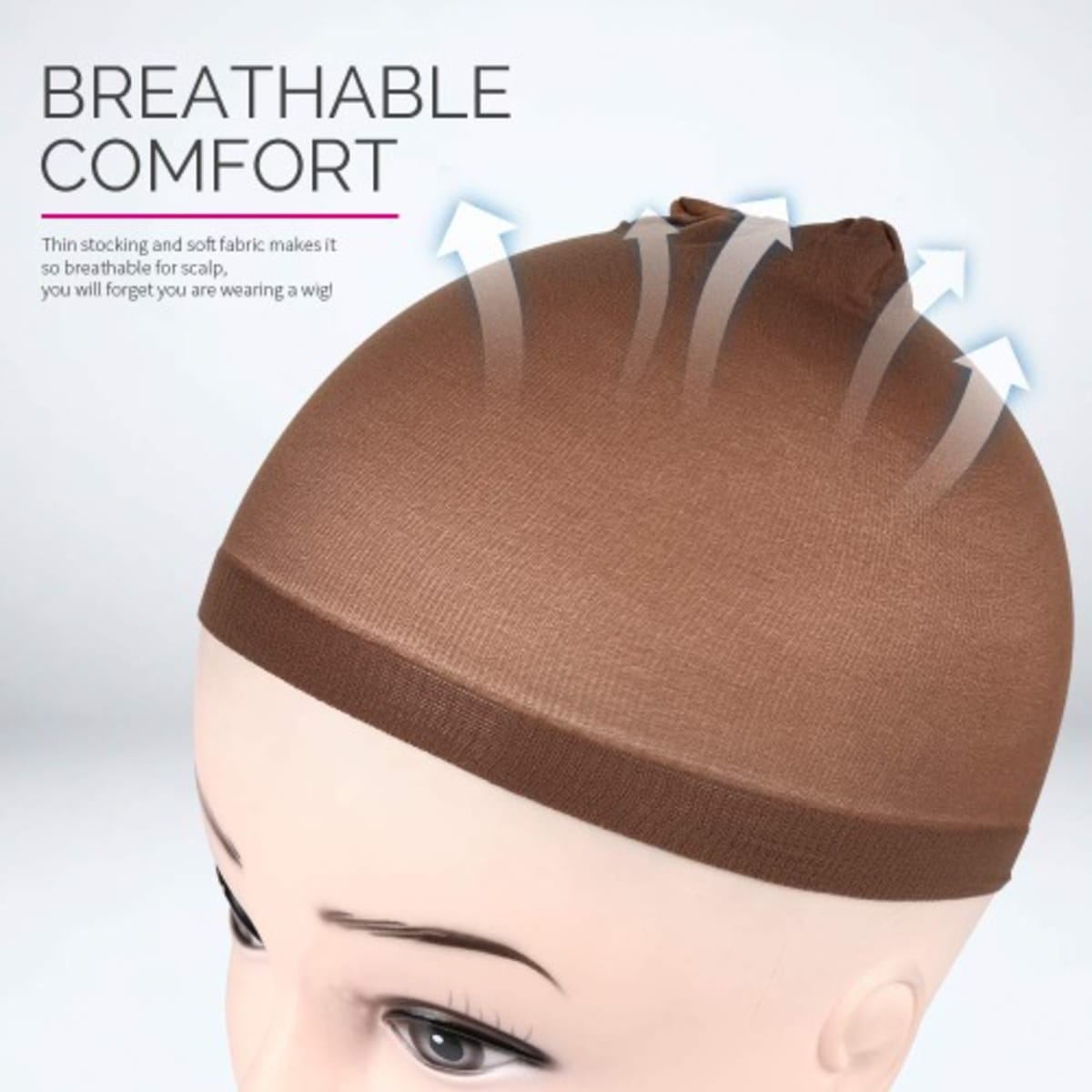 Brown wig cap on sale