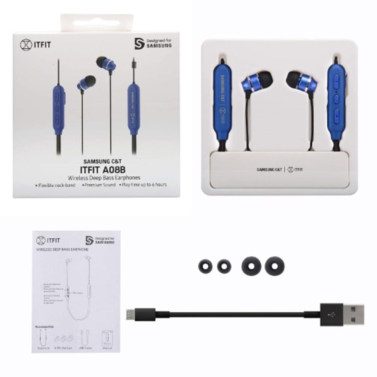 Samsung C t Itfit Wireless Bluetooth Earphones With Mic Konga