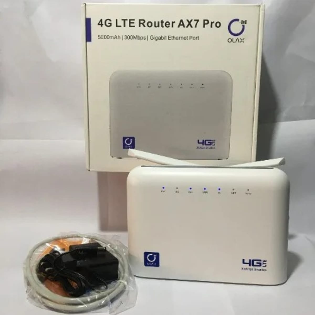 Olax 4g Lte 300 Mbps Universal Router With 5 Hours Inbuilt Battery