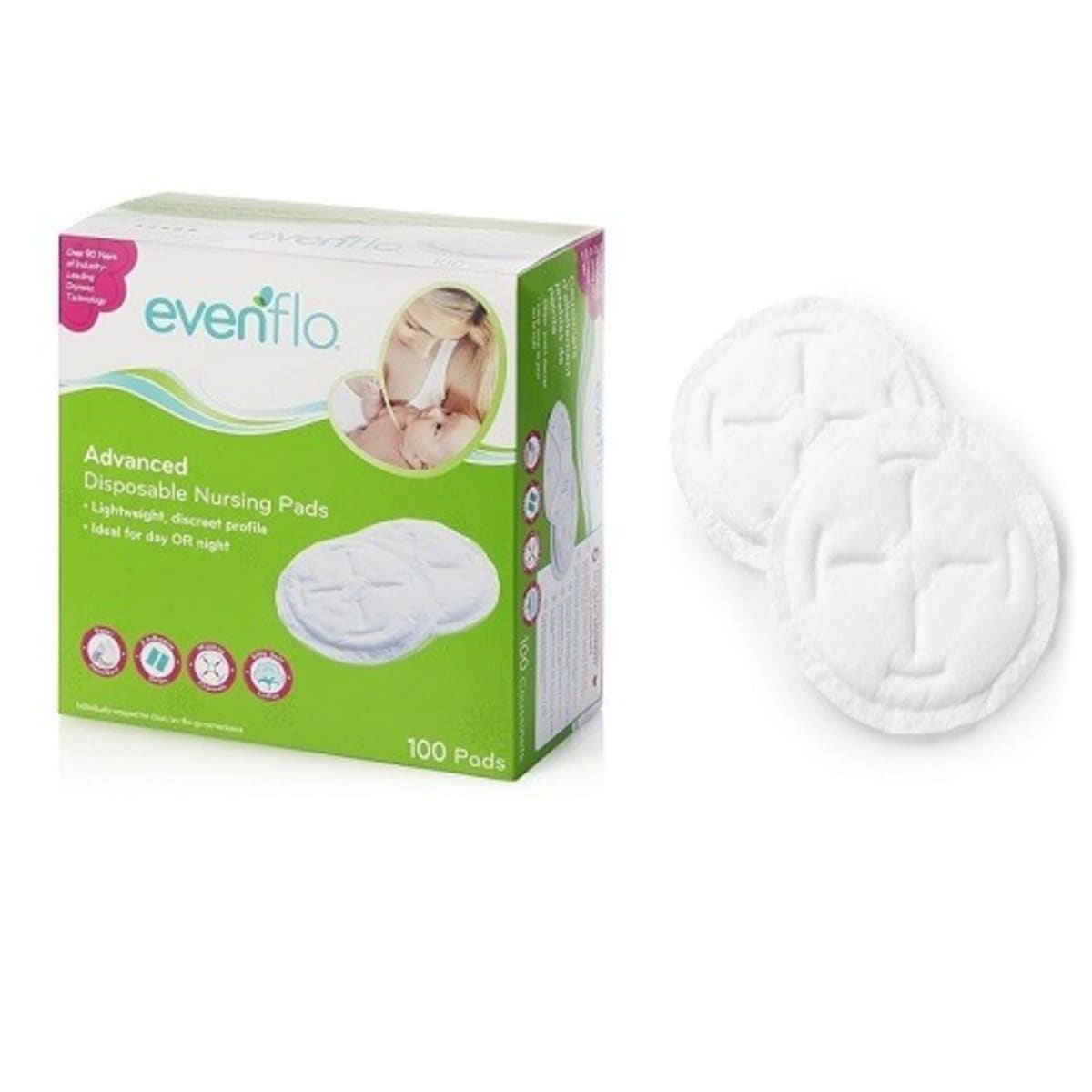 Evenflo Nursing Pads, Disposable, Advanced, For Mom