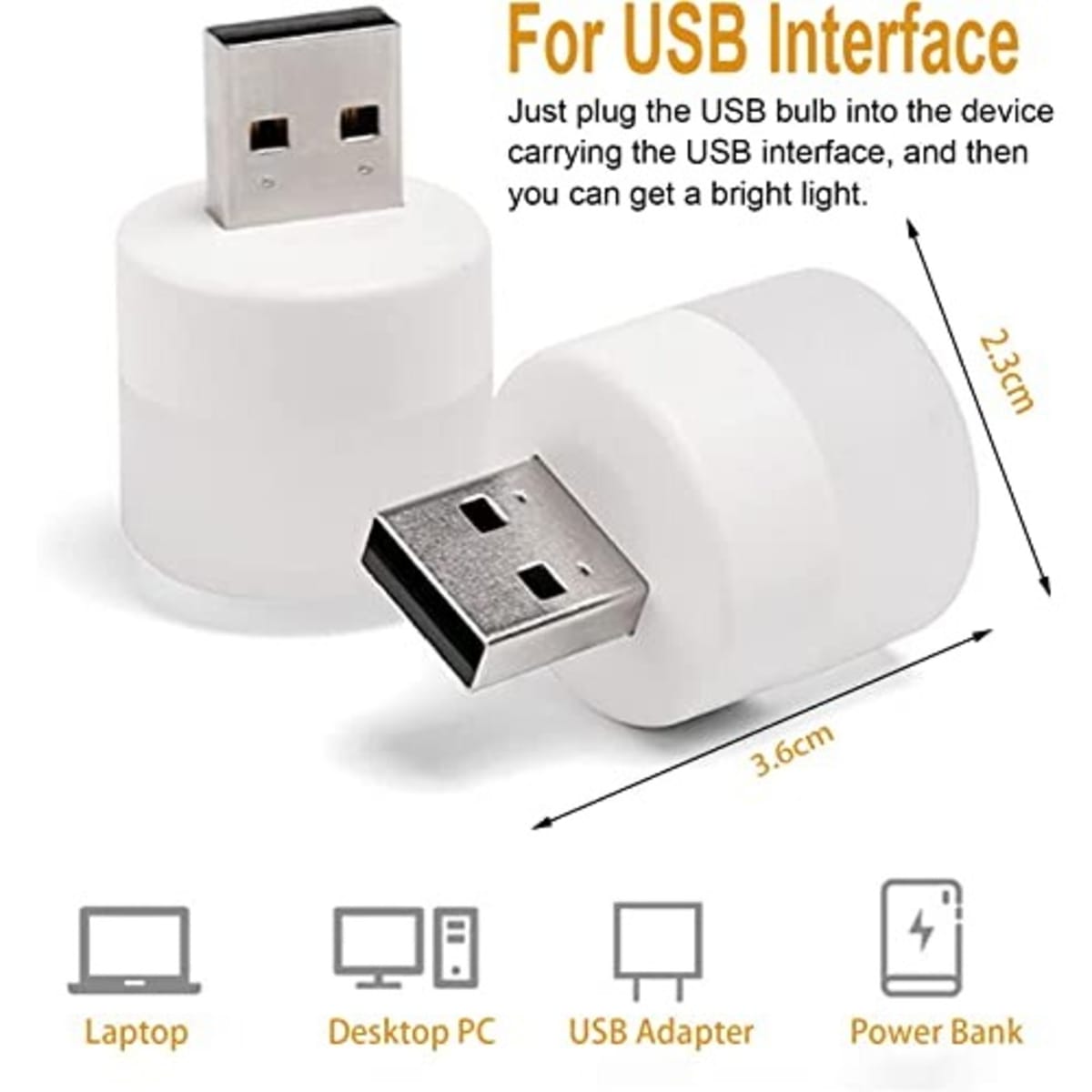 Mini USB Led Light - 6pcs