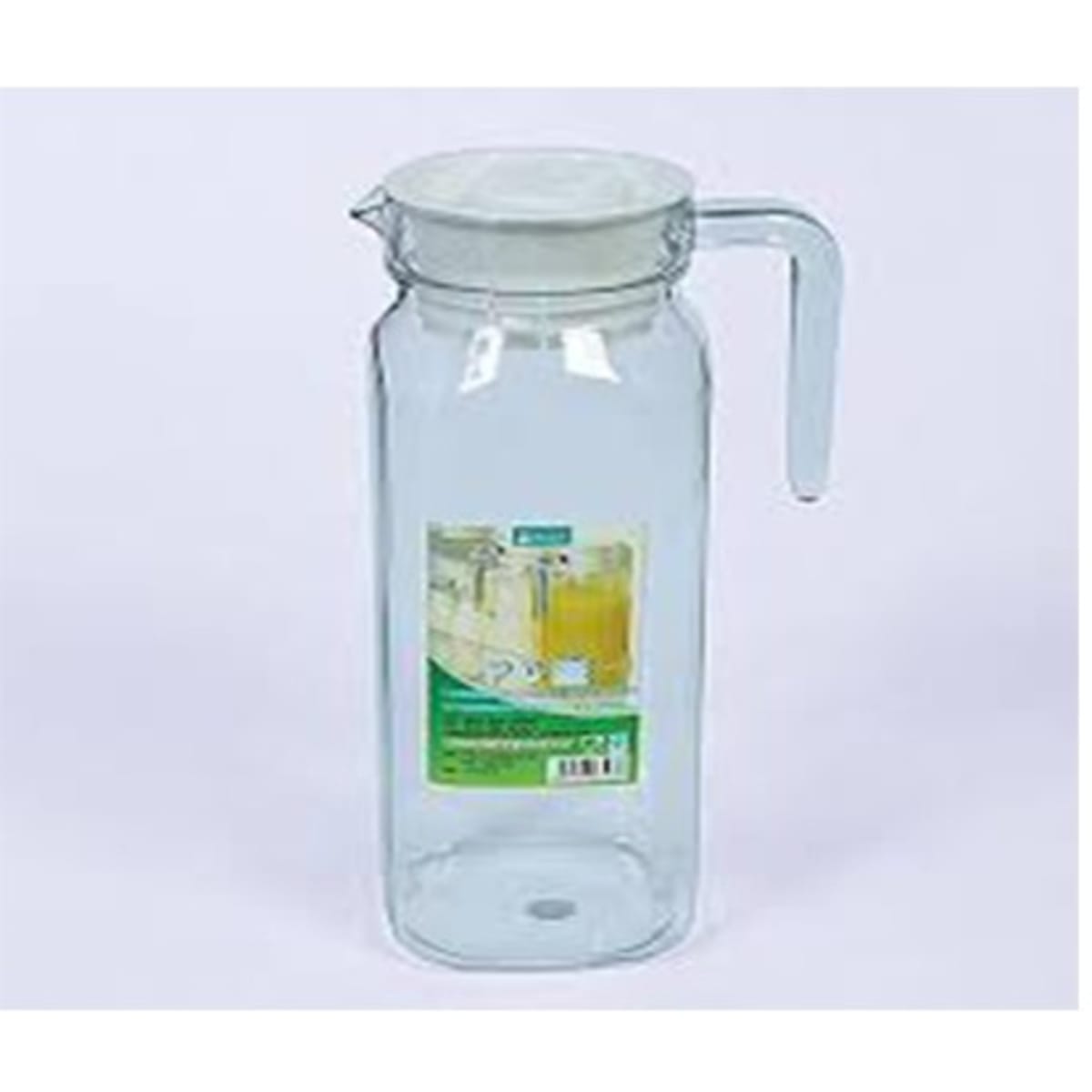 1.1L Kitchen Slim Glass Fridge Door Pitcher Water Milk Juice Water Jug &  Lid