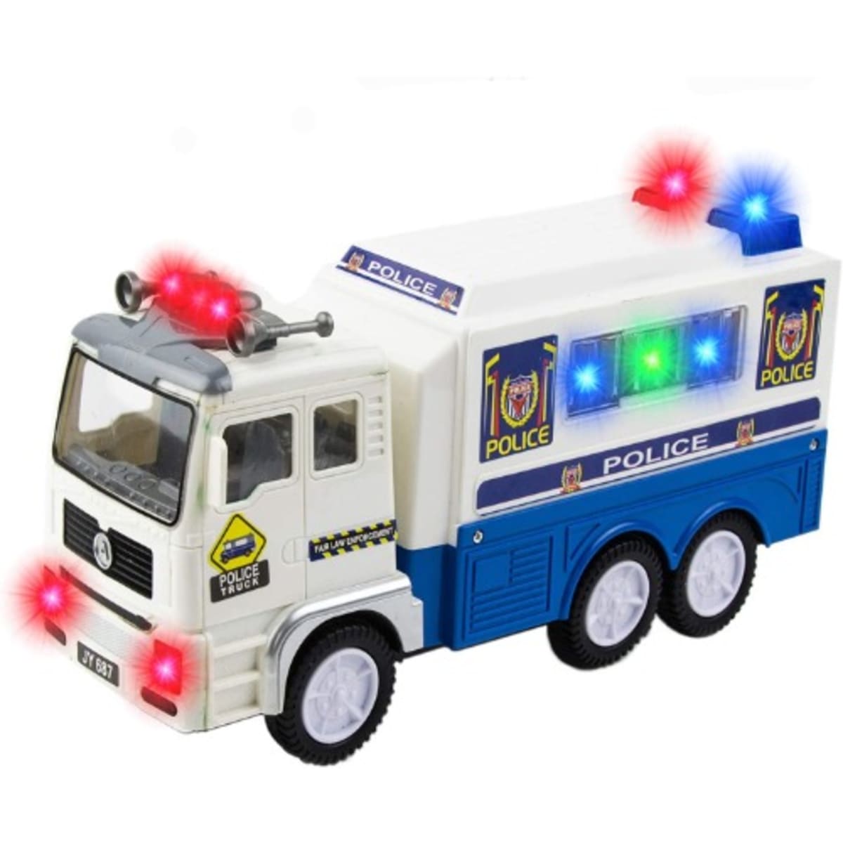Police car toy clearance with flashing lights