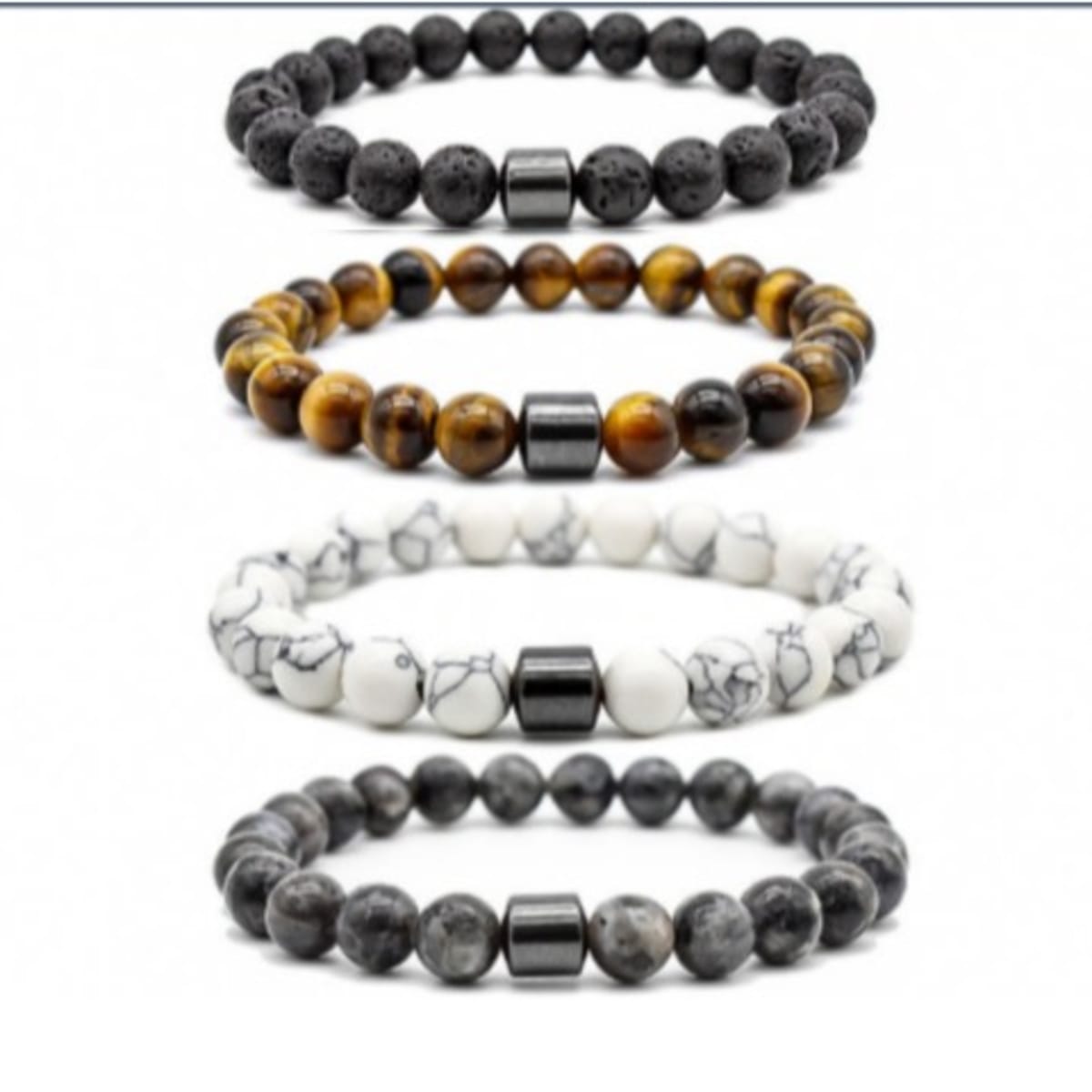 Mens sales gemstone bracelet