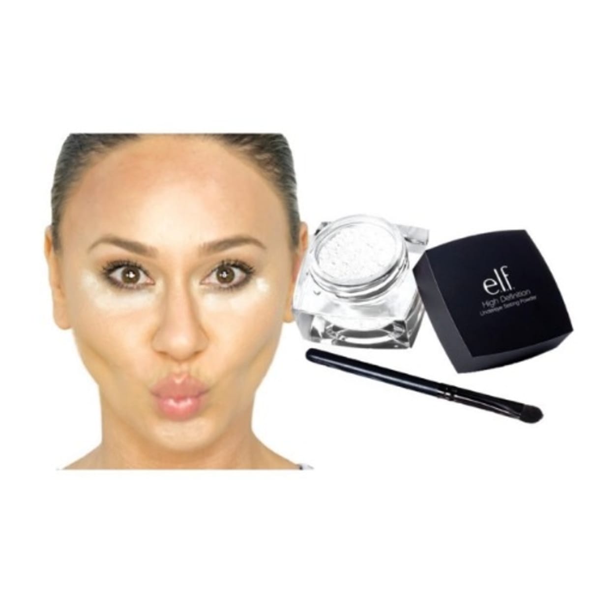 Under eye top setting powder