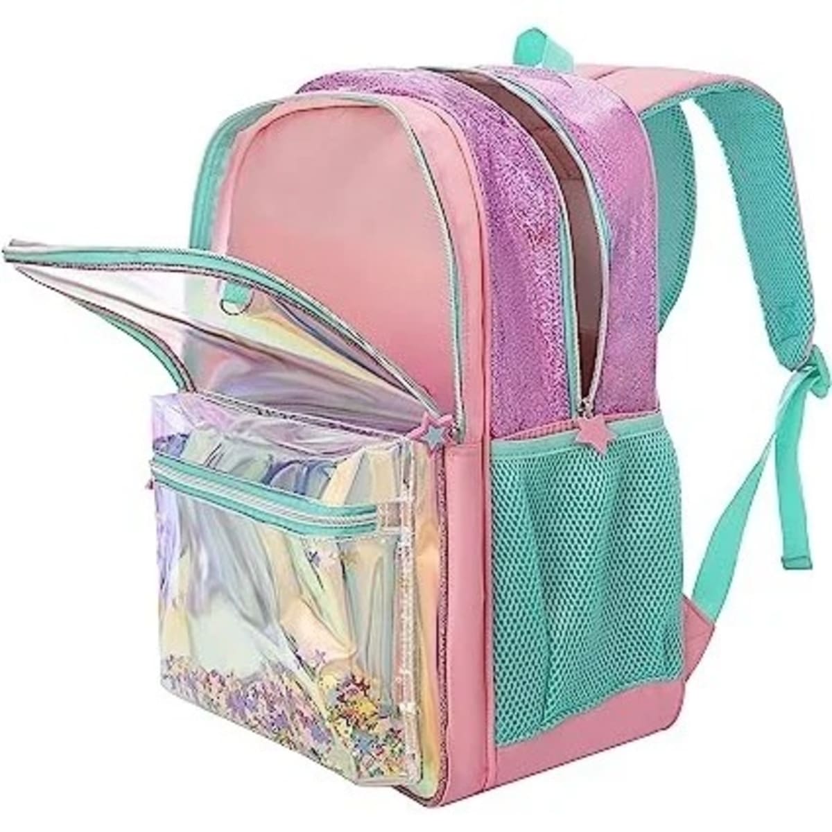 A S Jasmine Star Holographic School Bag Set Konga Online Shopping