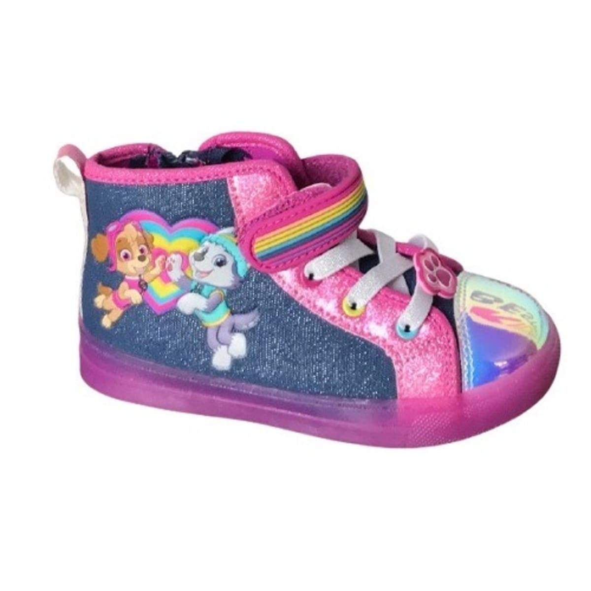 Nickelodeon Paw Patrol Toddler Girls Denim High Top Sneakers Shoe