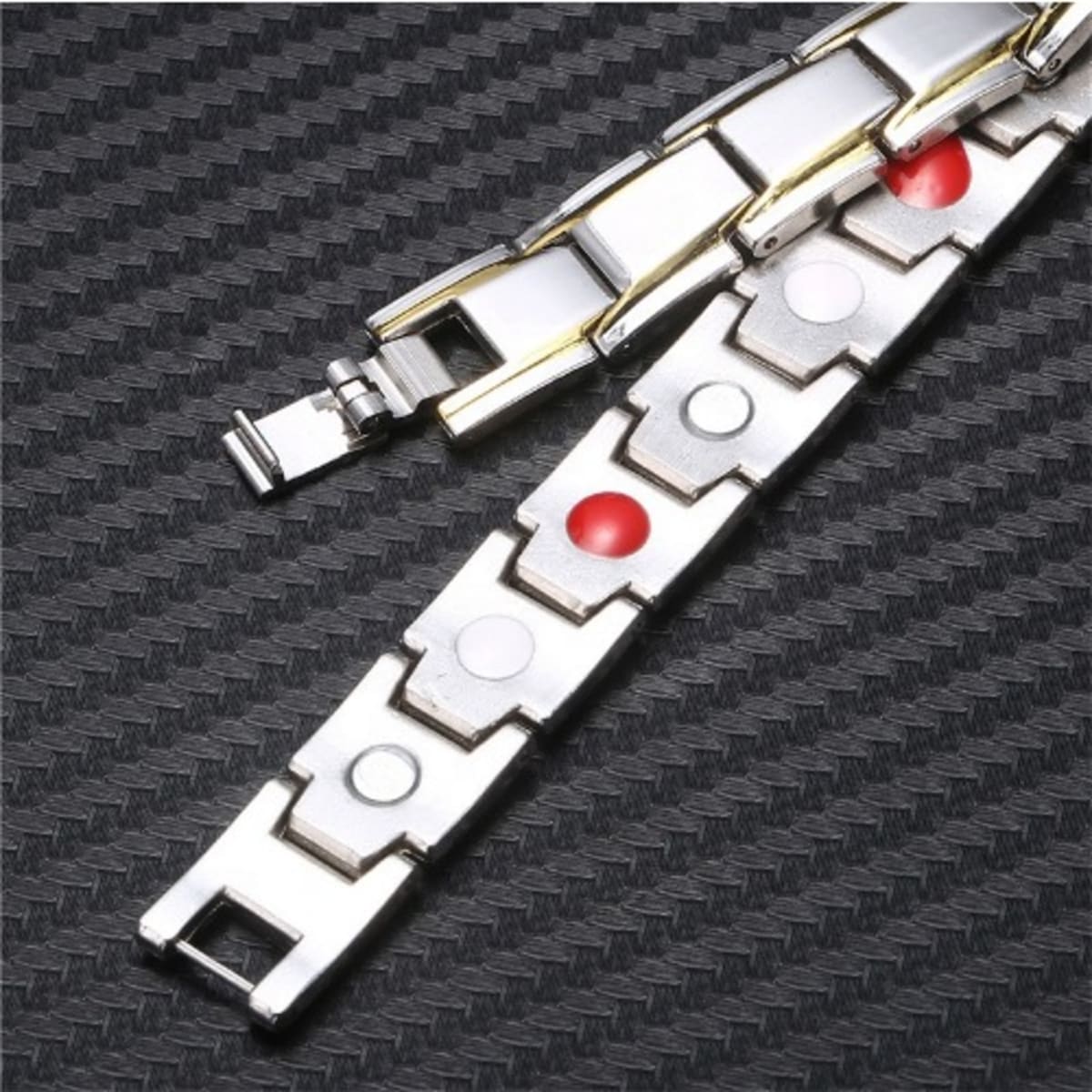 Quantum Magnetic Healing Anti swelling Therapy Bracelet Silver