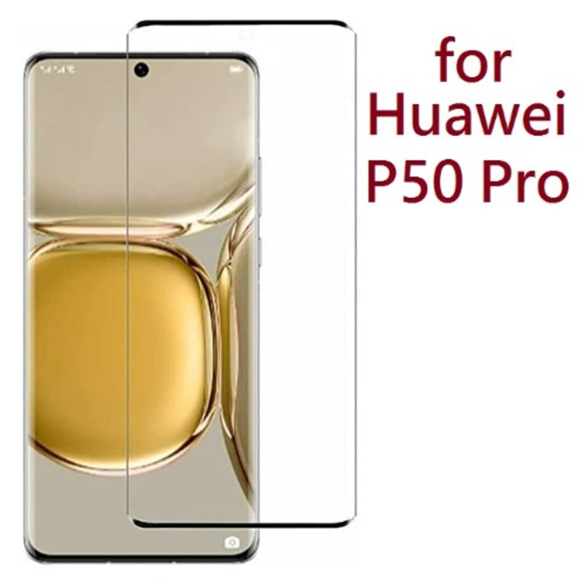 Full Screen Protector Tempered Glass For Huawei P50 Pro Konga Online  Shopping