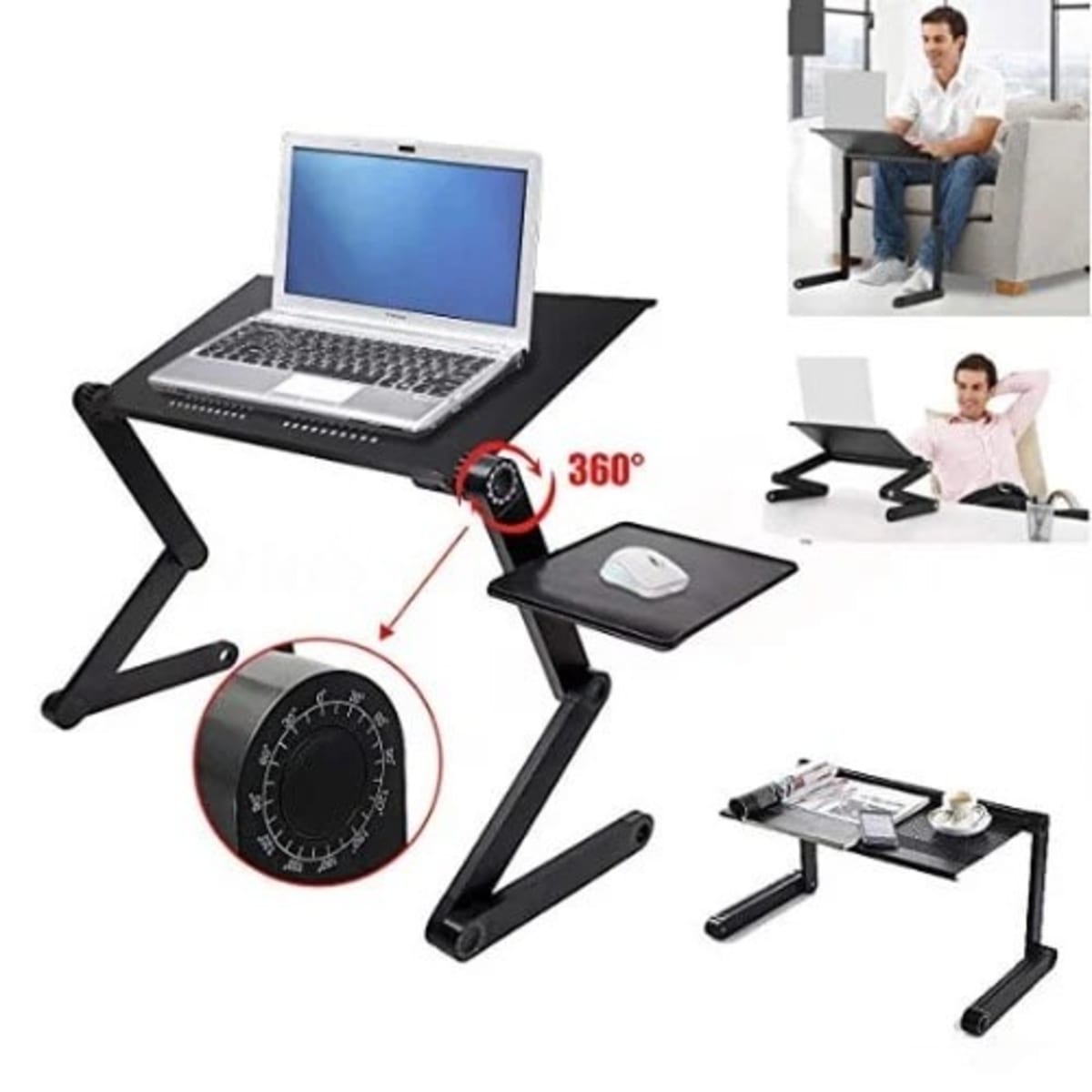 Multifunctional adjustable laptop shop table