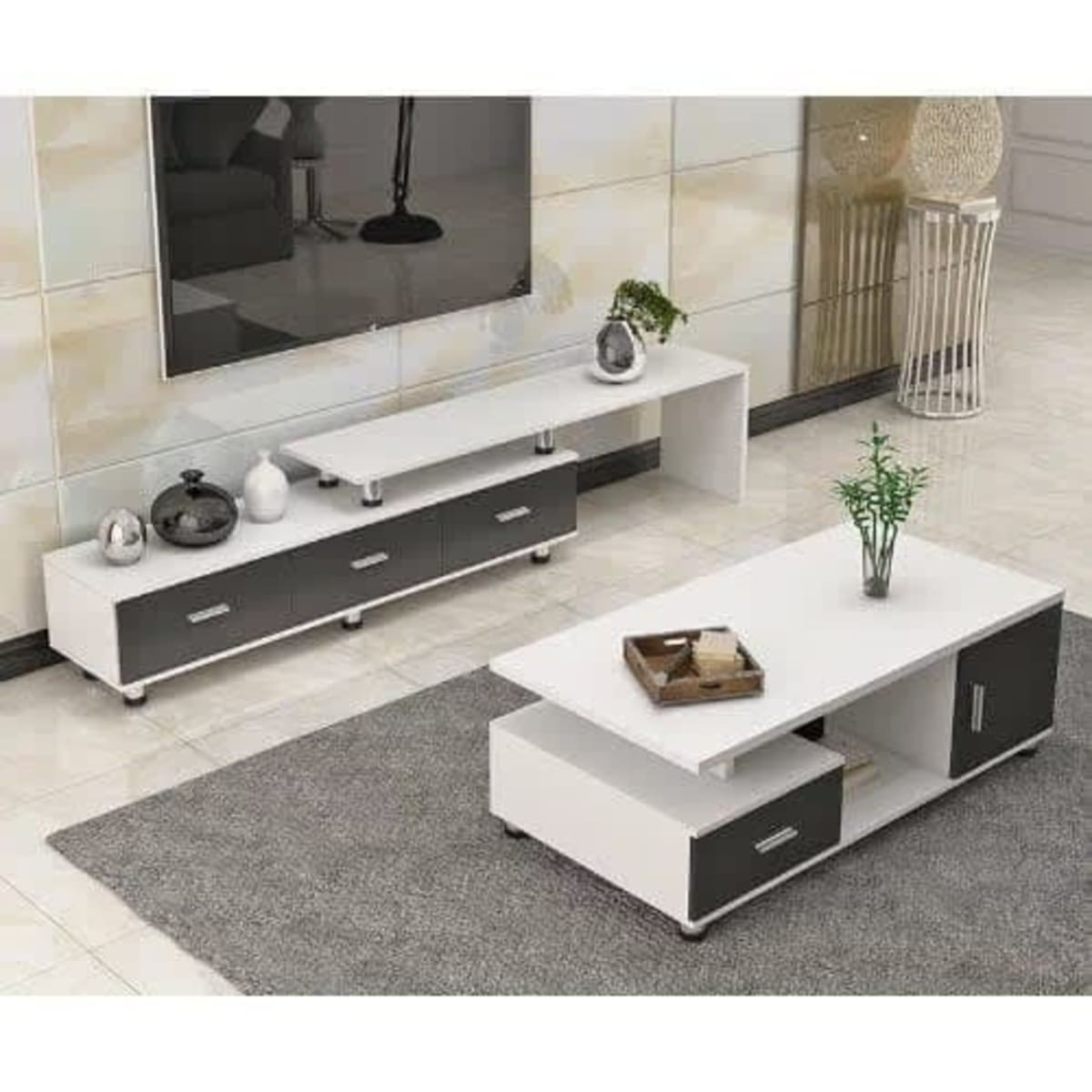 Tv Stand And Centre Table Set