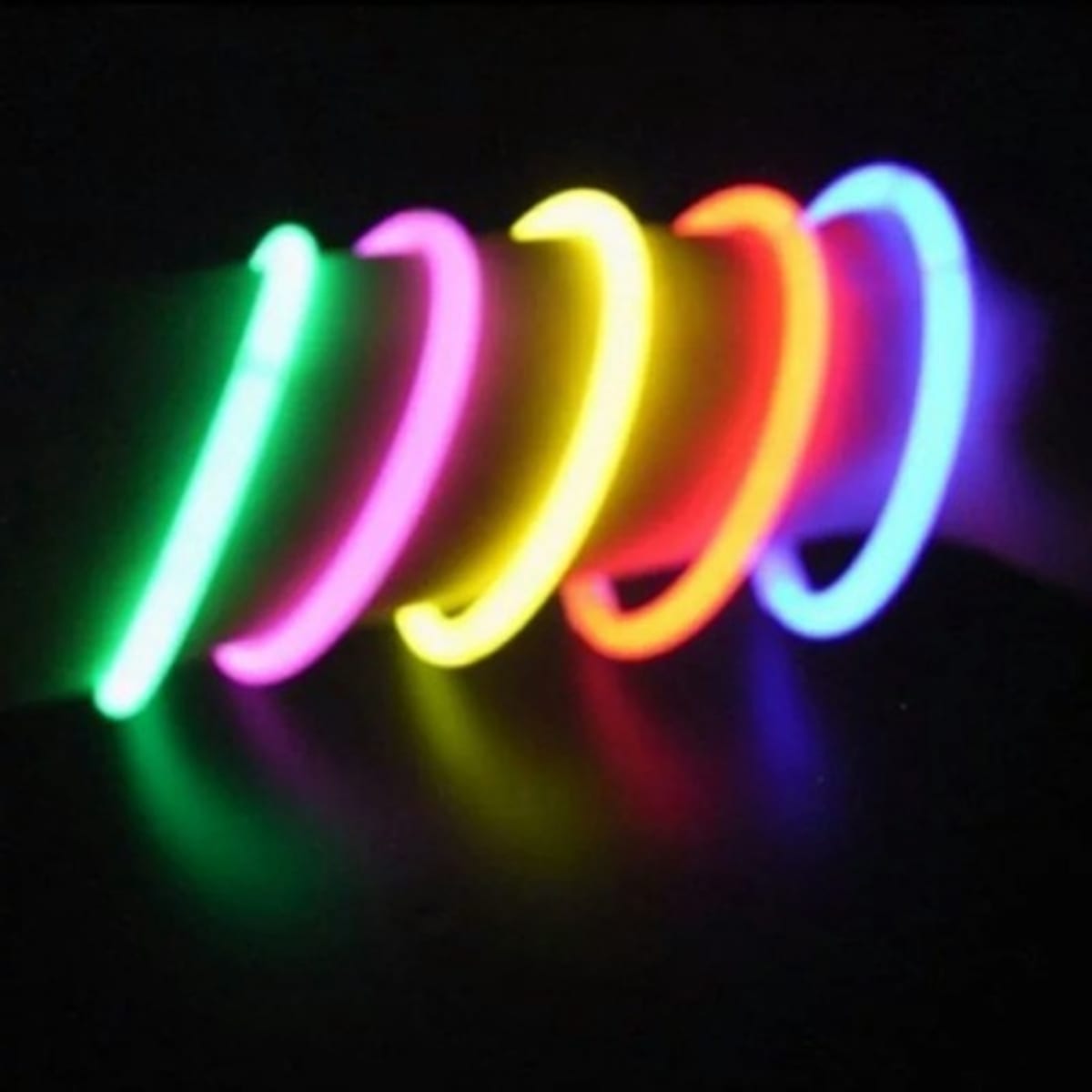 Neon in shop glow sticks
