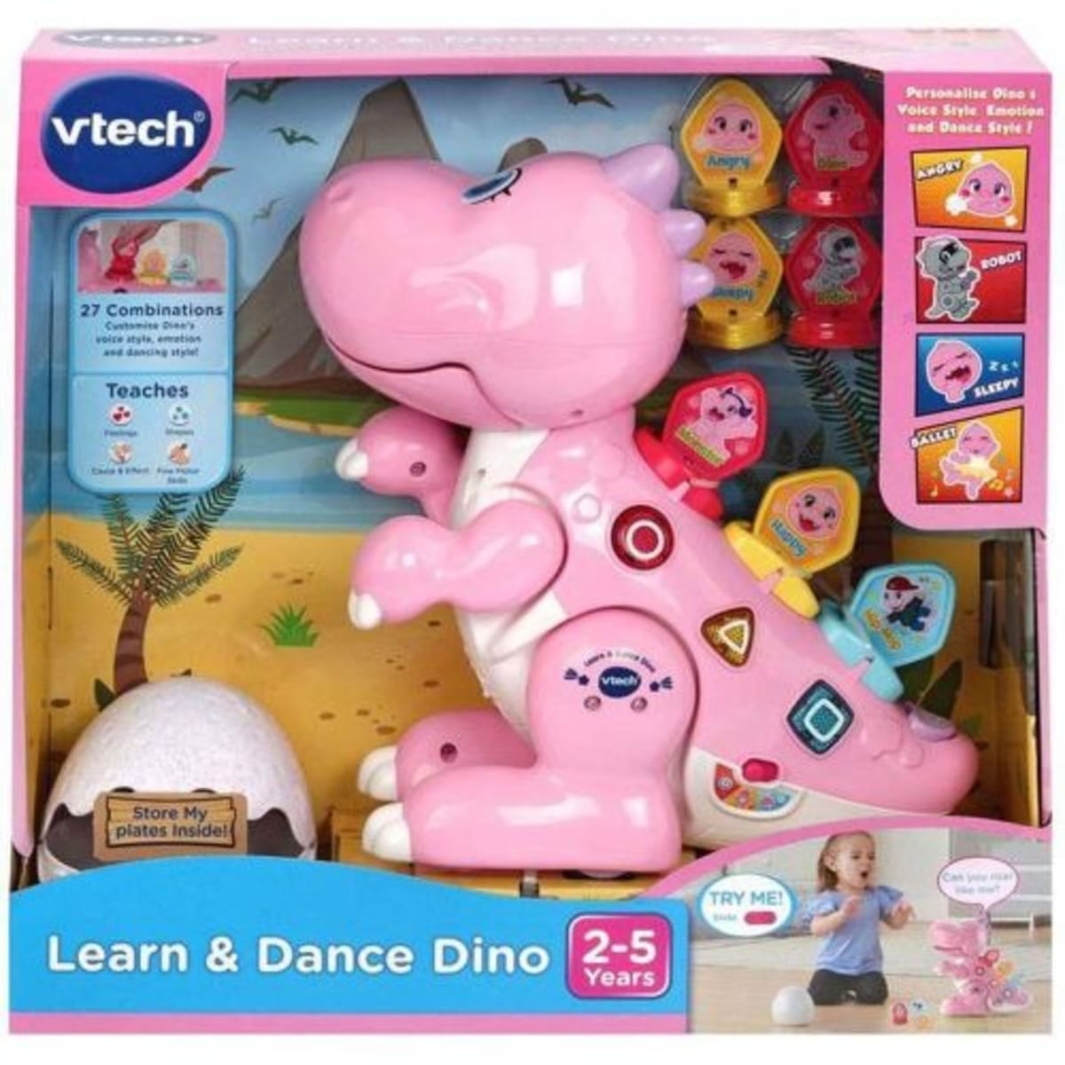 Vtech learn sale & dance dino