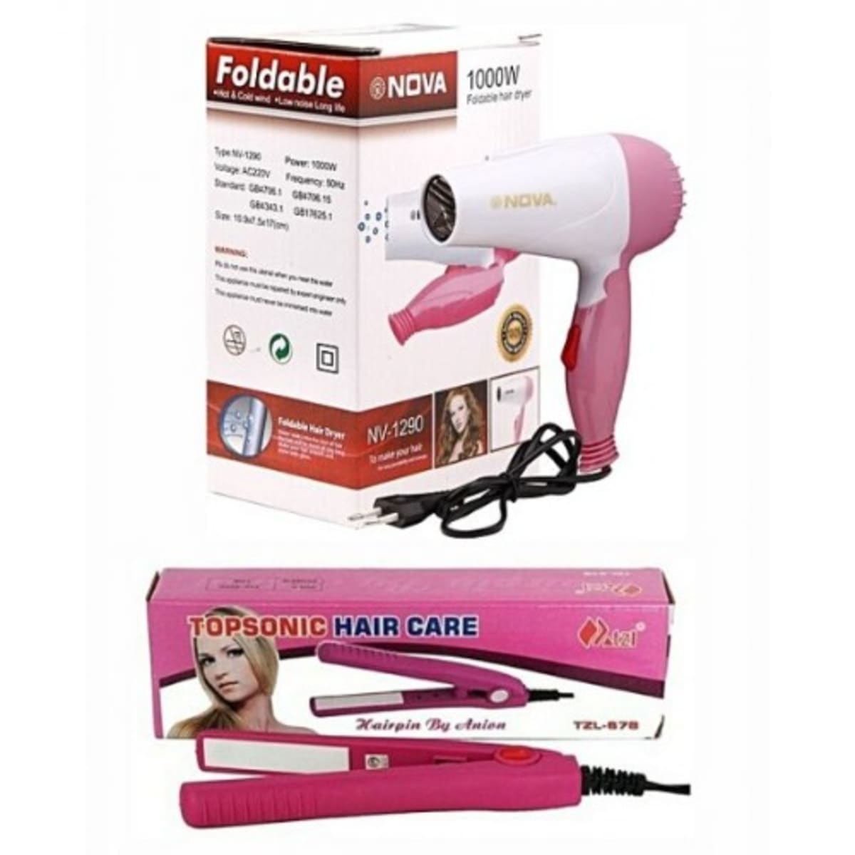 Nova Hair Dryer Mini Hair Straightener Konga Online Shopping
