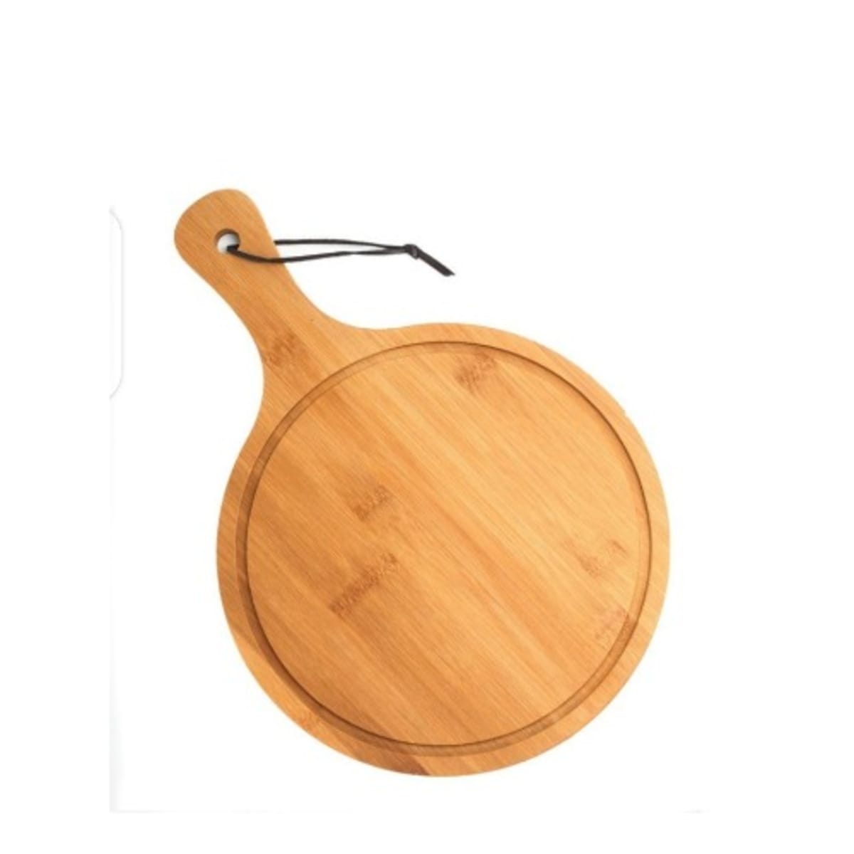 Round Wooden Board - 33cm long 25cm wide