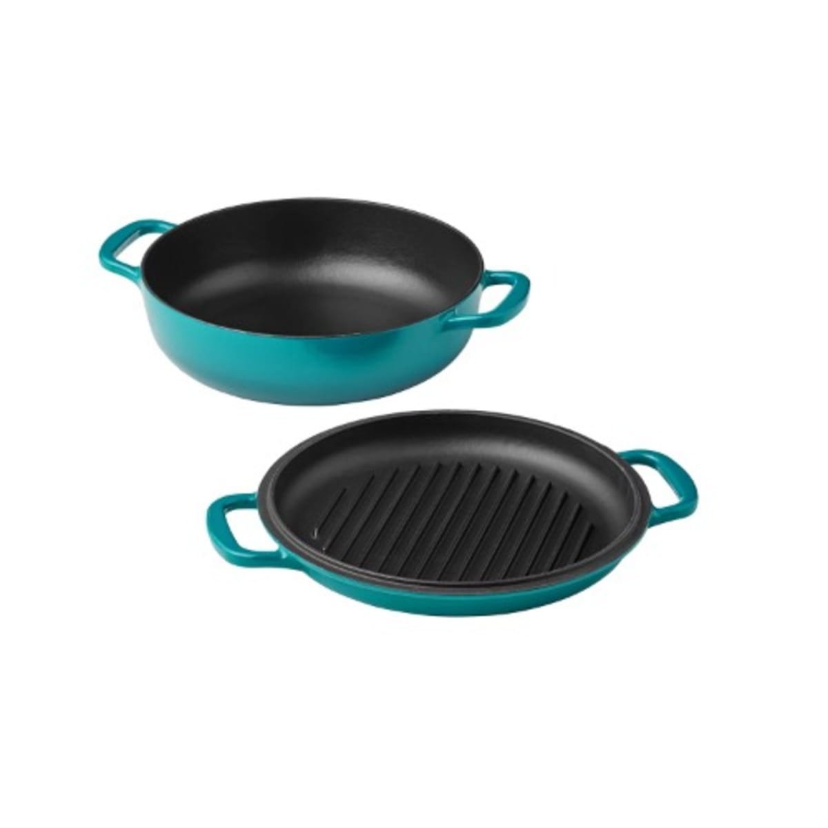 Member's Mark 5-Piece Enamel Cast Iron Set (Blue)