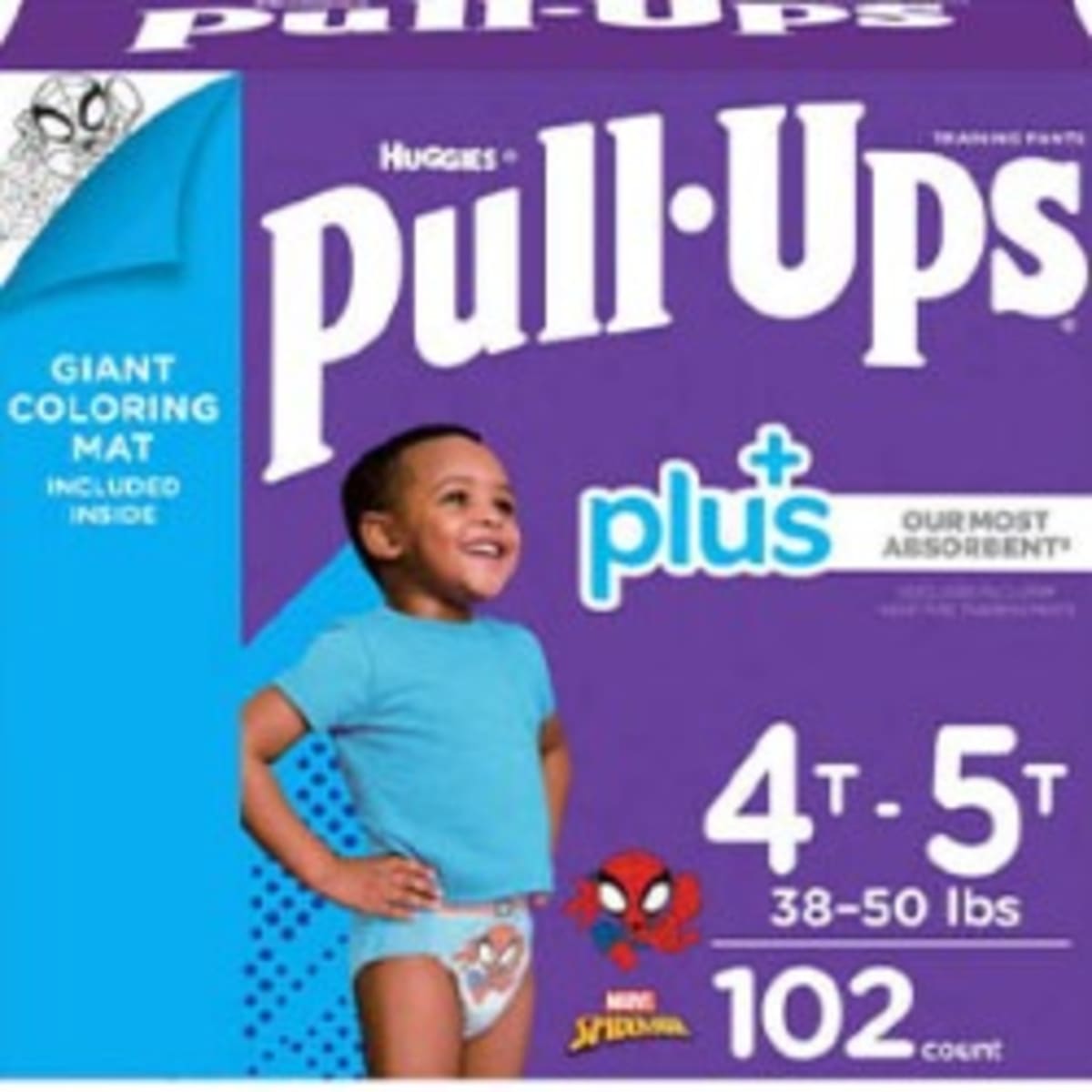 Huggies Pull-ups Plus Training Pants, 4t To 5t Boy, 102-packs