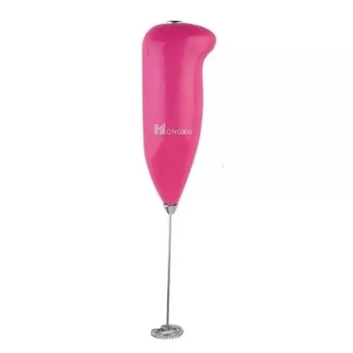Hand Held Mixer Milk Frother Battery Operated Pink Cappuccino Maker