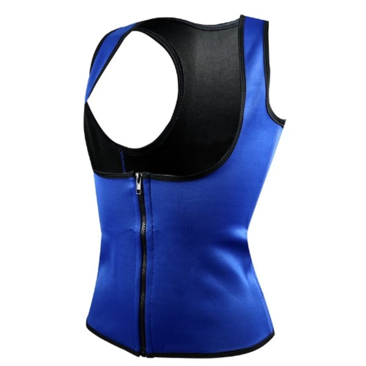 Women's Thermo Neoprene Sweat Shaper Slimming Vest - Blue