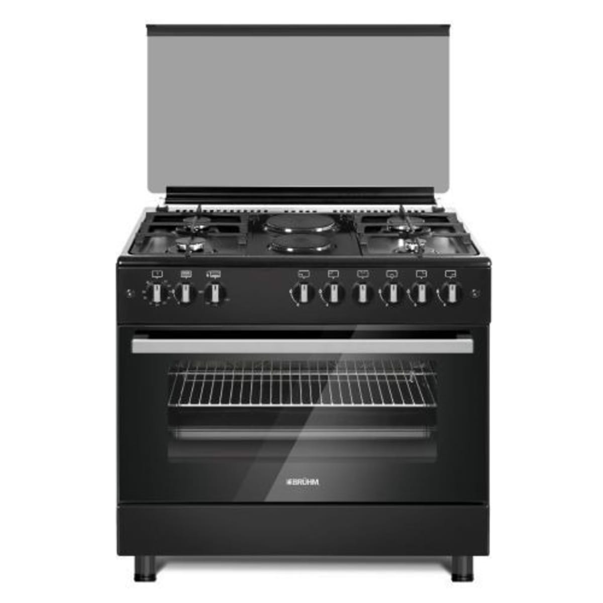 Combined gas-electric cooker BCM6652W - Brandt Electroménager