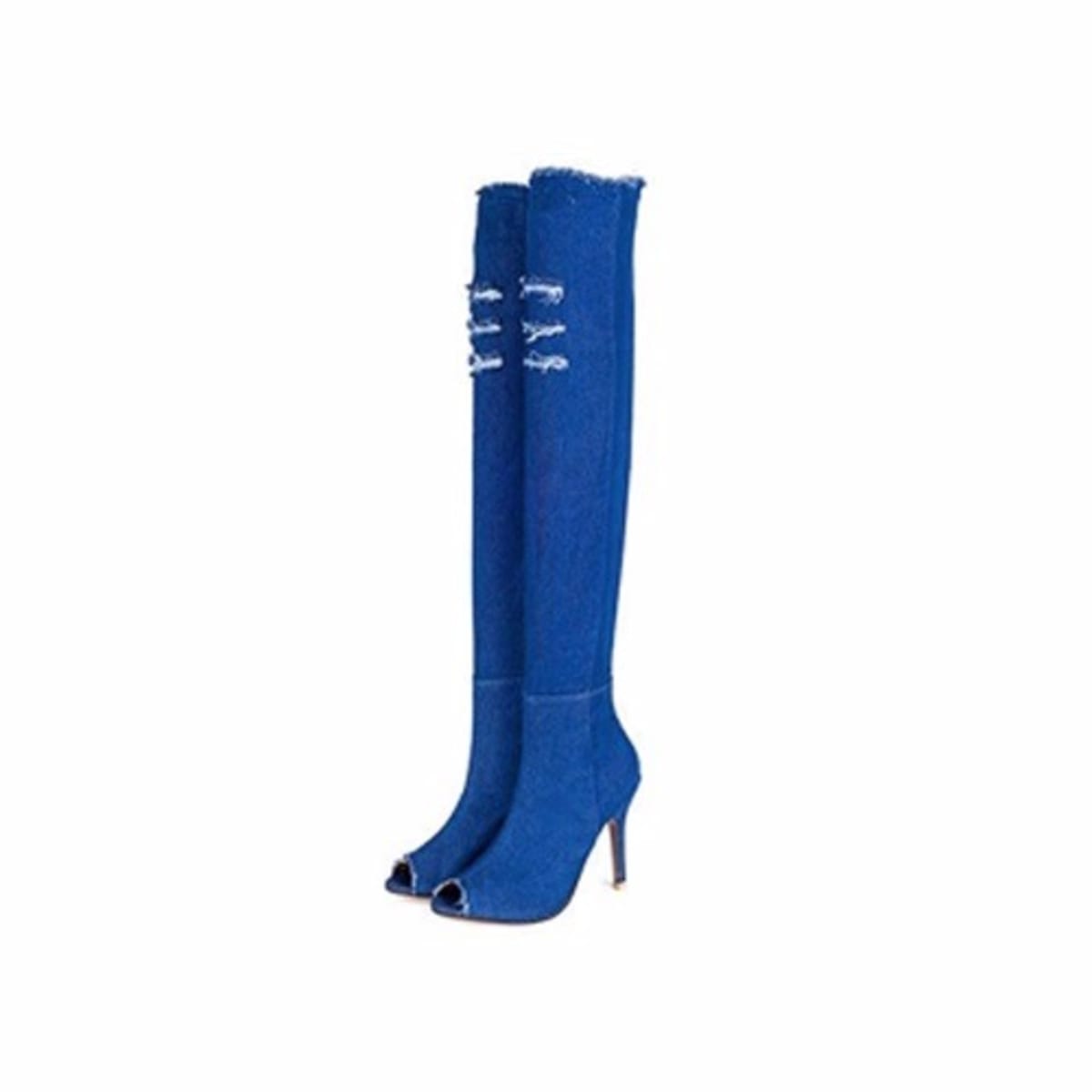 Jean high heel boots store