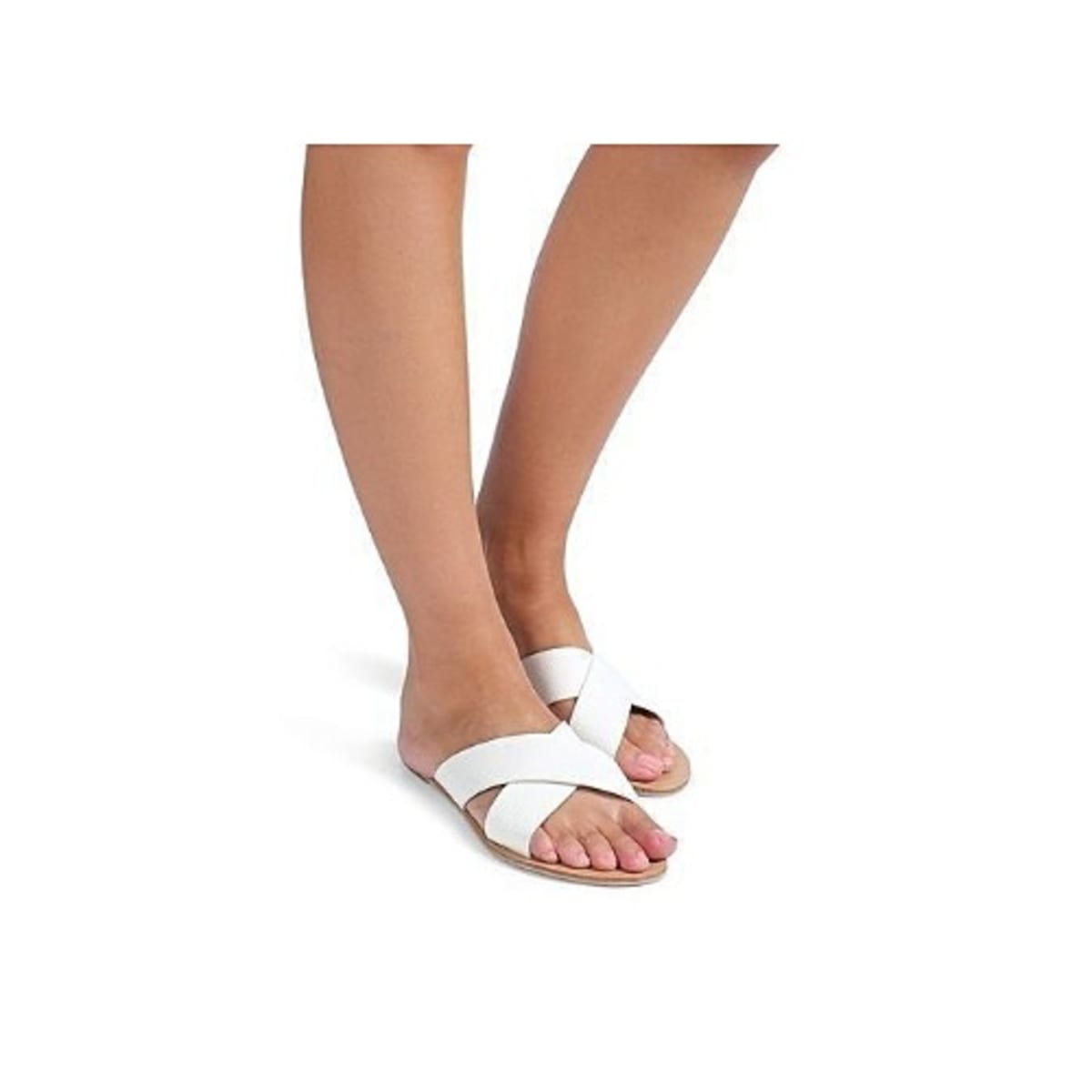 Ladies cross over slippers shop