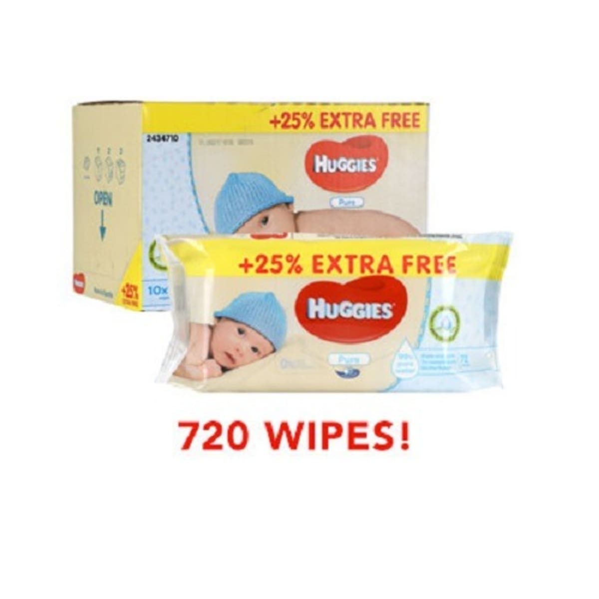 Baby Wipes 10 X 72 720 Wipes