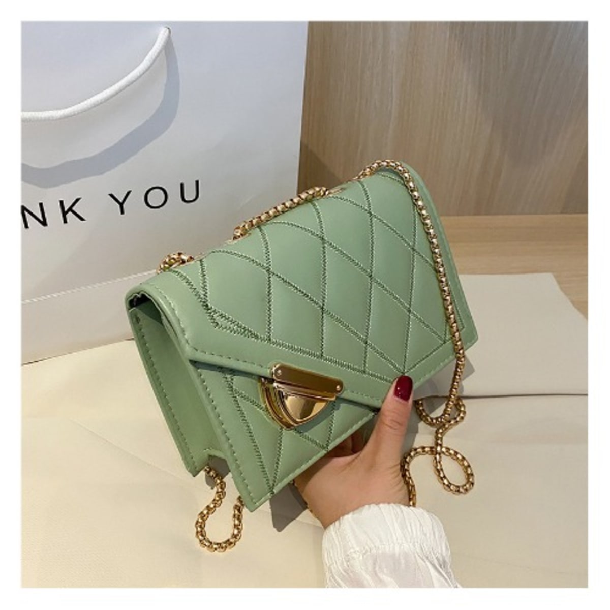 Green ladies online purse