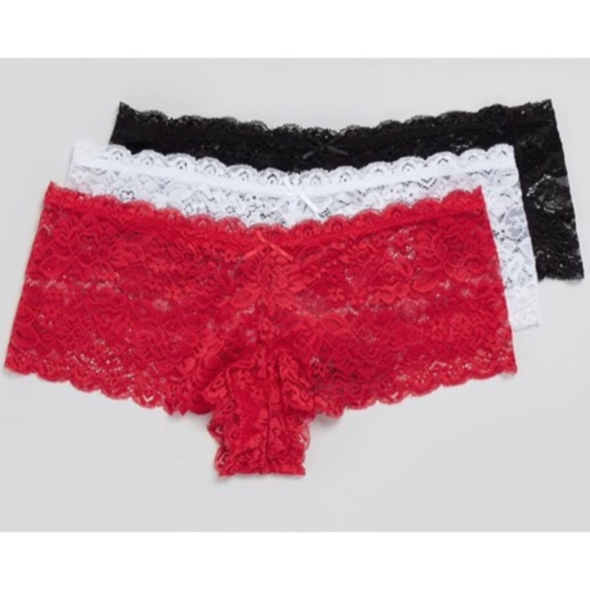 Matalan 3 Pack Lace French Knickers