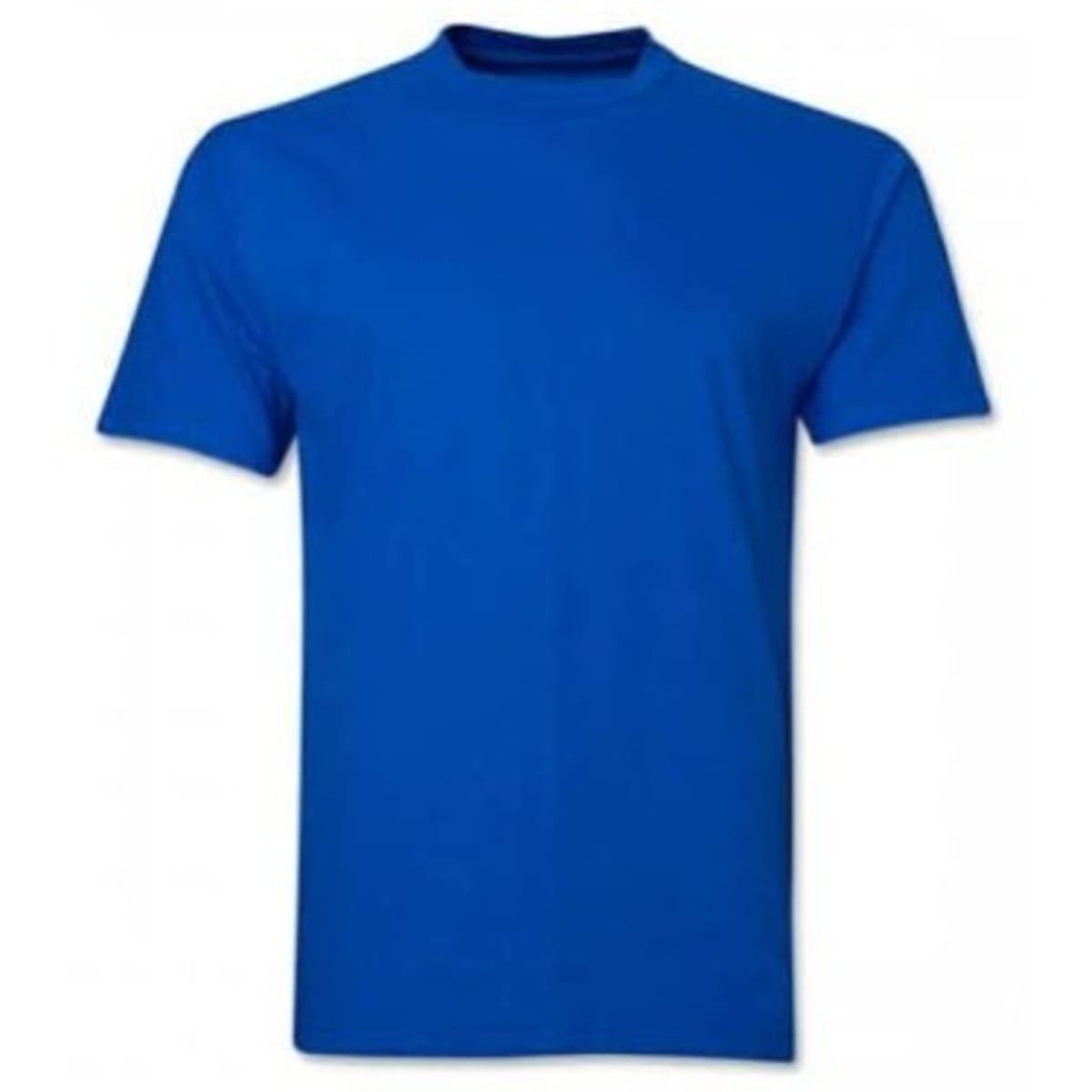 Plain Round Neck Polo Tees - Blue