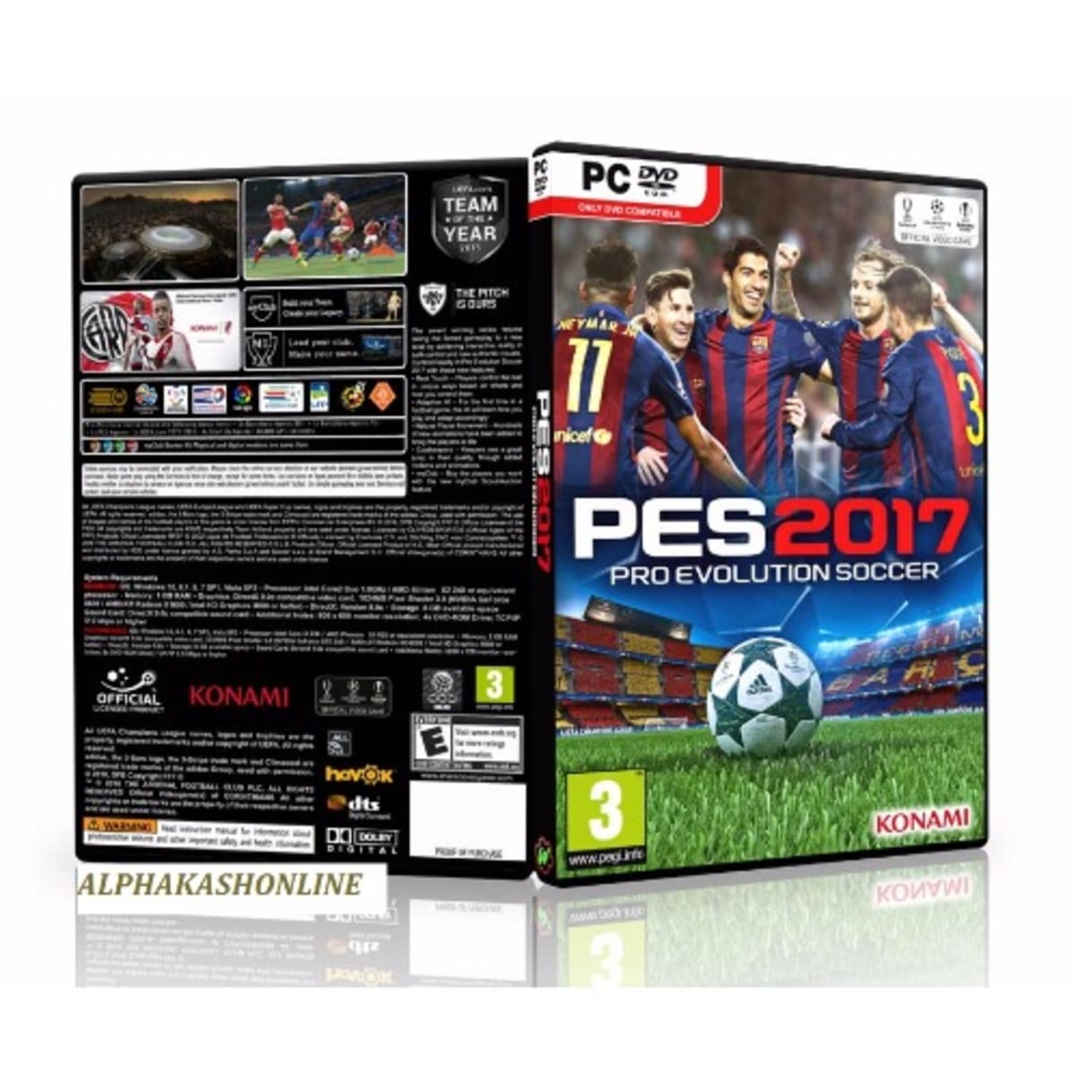 PES 2017 PC Game - Only All Patch Full Transfer Correct Teams Kits Only