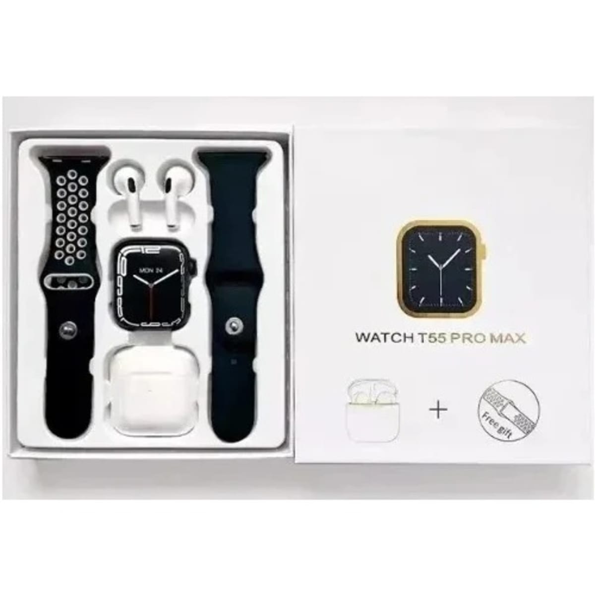 Two in one T55promax Smart Watch Bluetooth Headset Konga Online