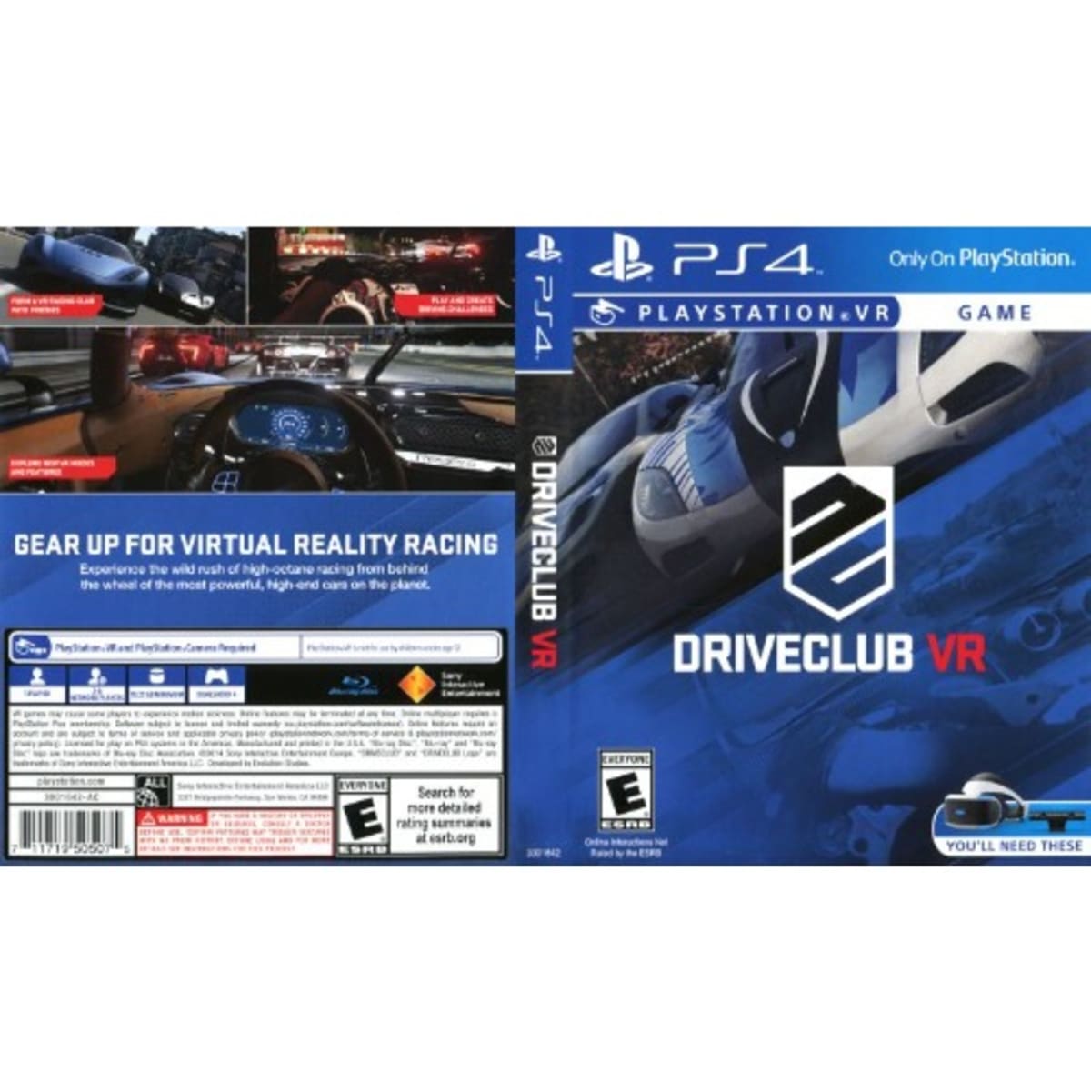 Driveclub outlet vr ps4