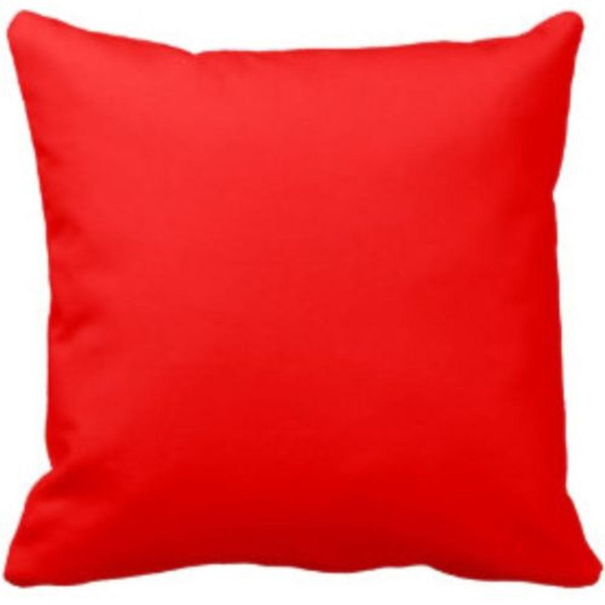 Red sales fuzzy pillows