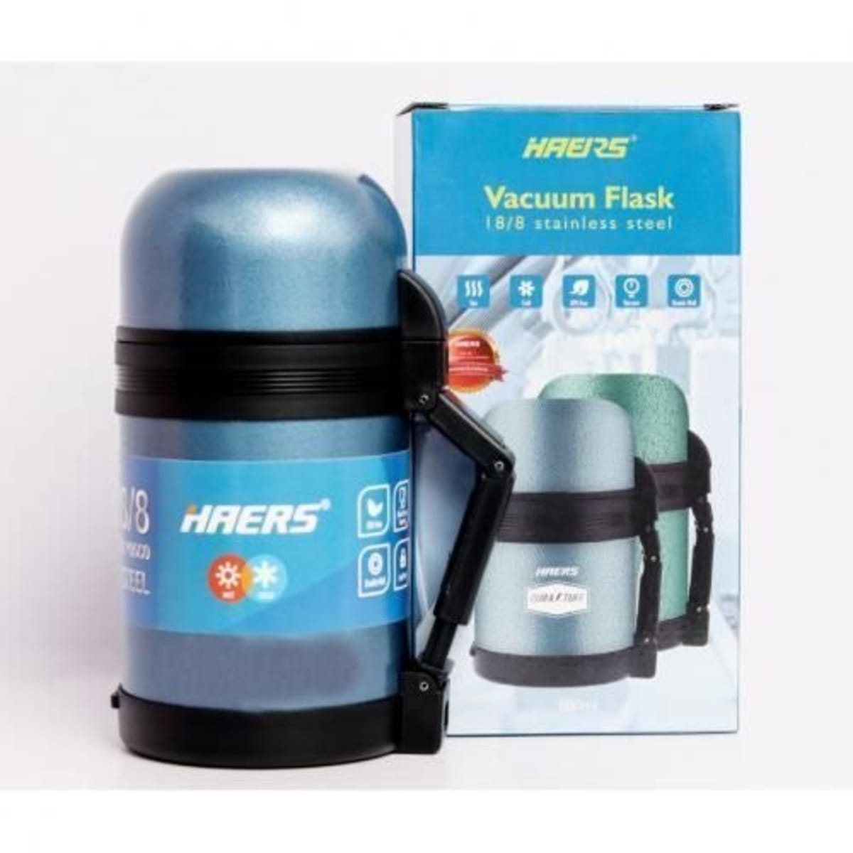 Haers All-day Vacuum Flask For Hot & Cold Water Flask - 1 Litre