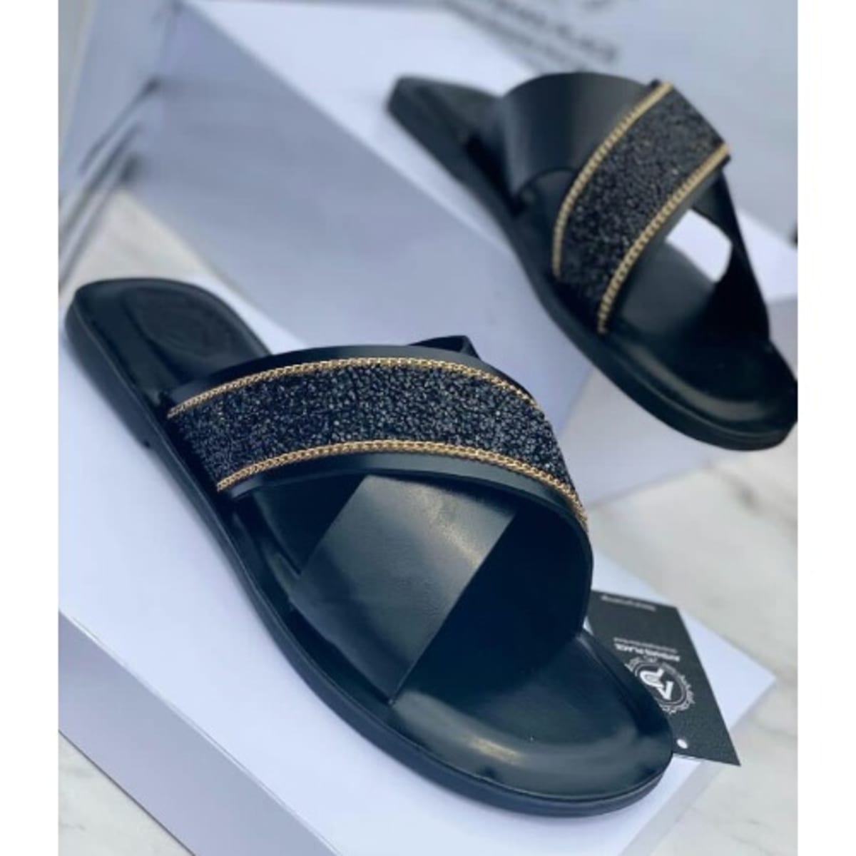 Zanotti palm hot sale slippers