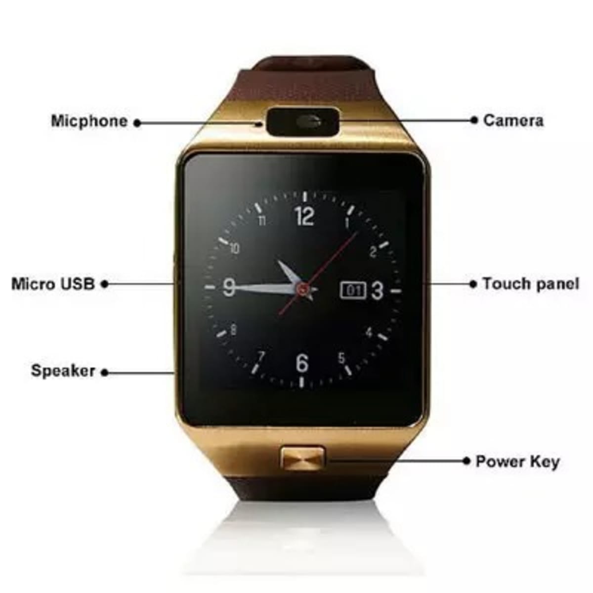 Smart Concept Dz09 Smartwatch Gold Konga Online Shopping