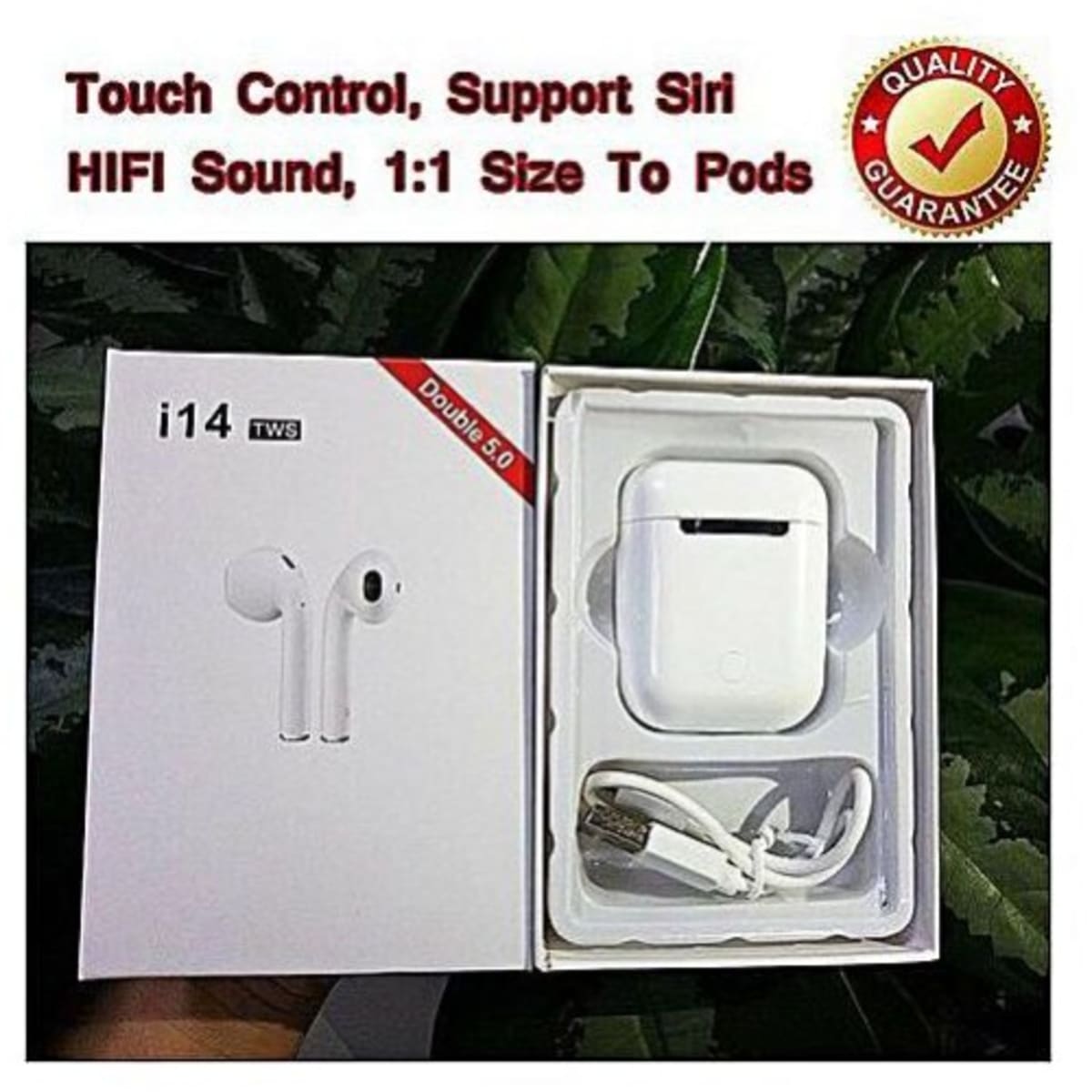 I14 Tws Touch Control Bluetooth Earphone Konga Online Shopping