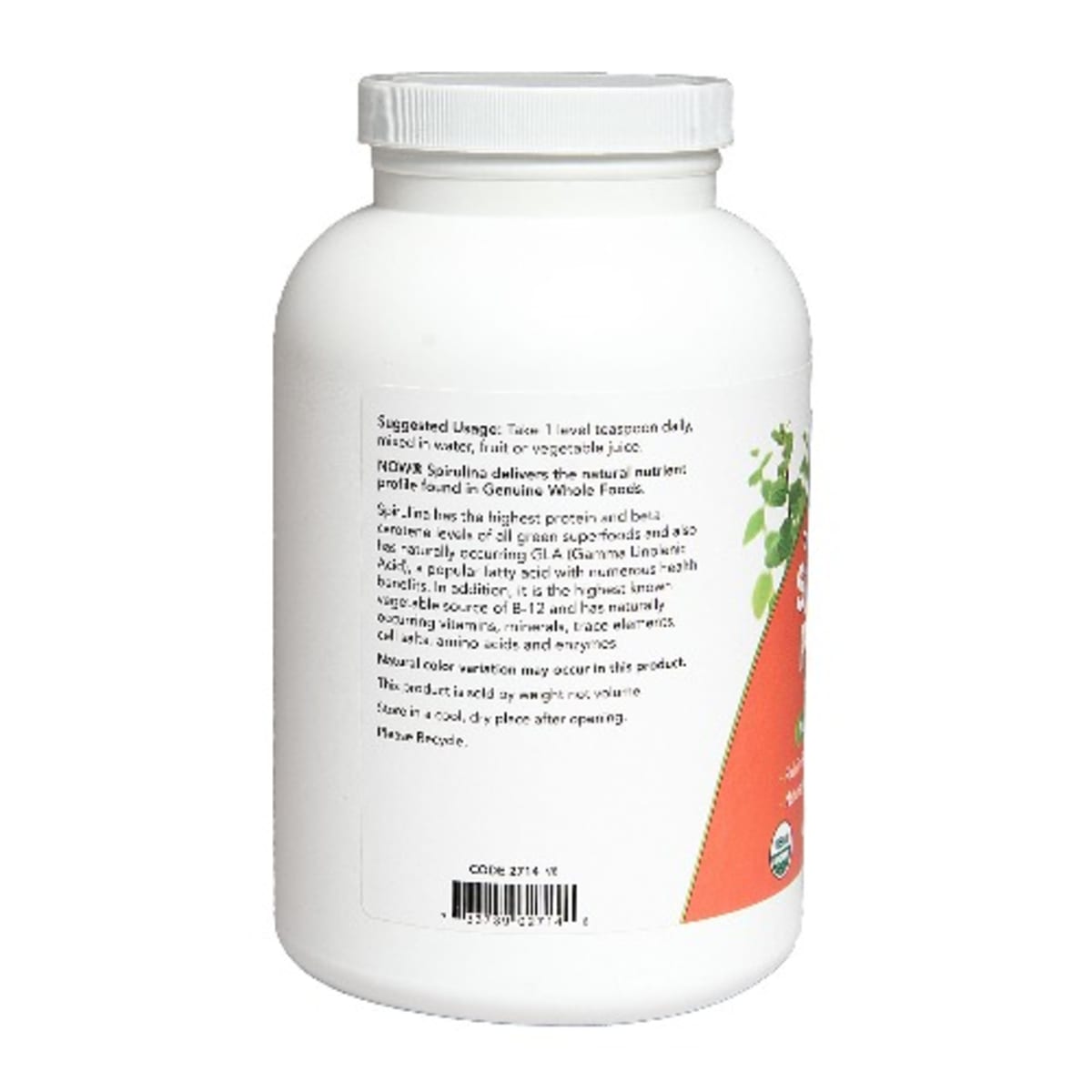 Now Food Now Organic Spirulina Powder 1 Lb Konga Online Shopping