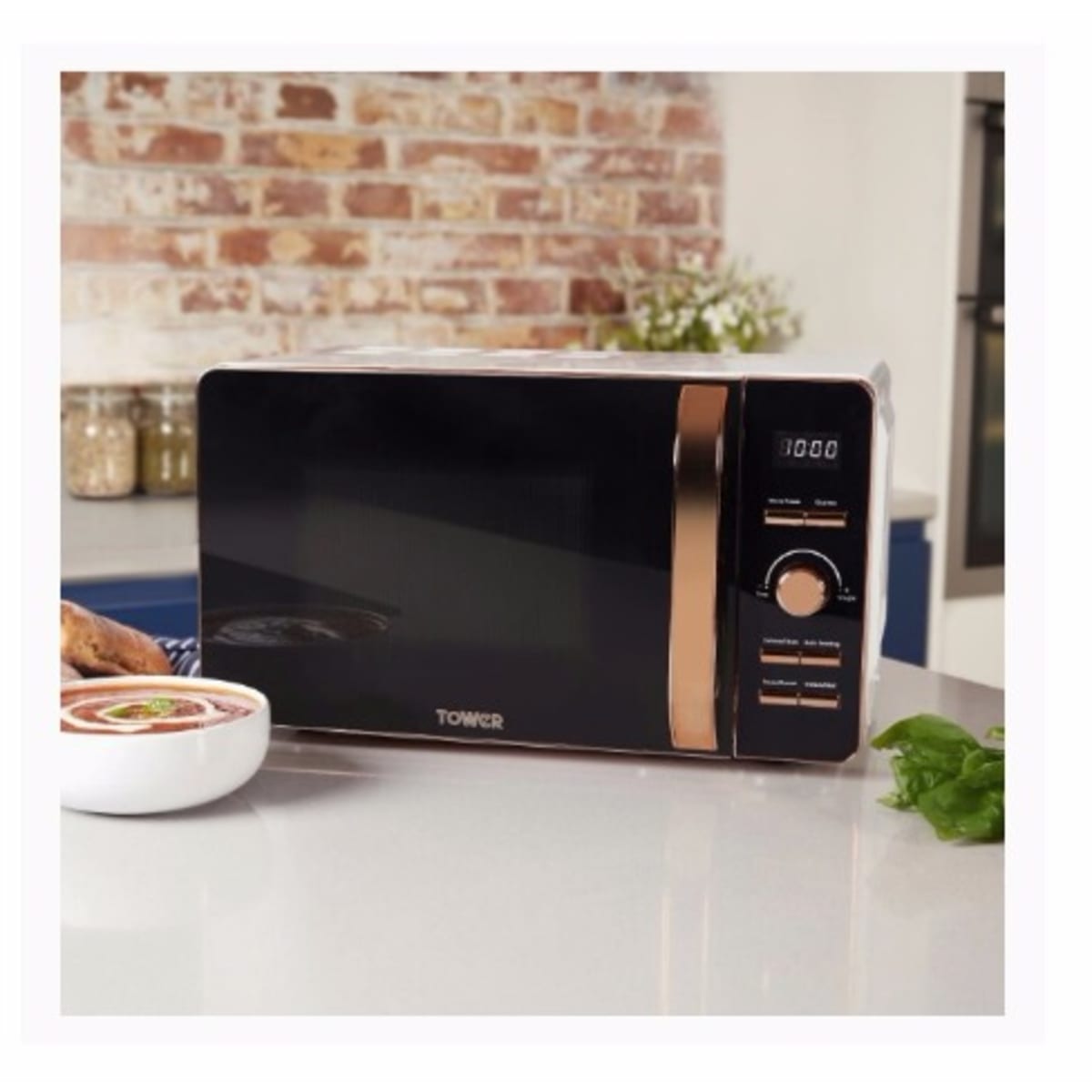 Brooklyn black and rose gold sales microwave