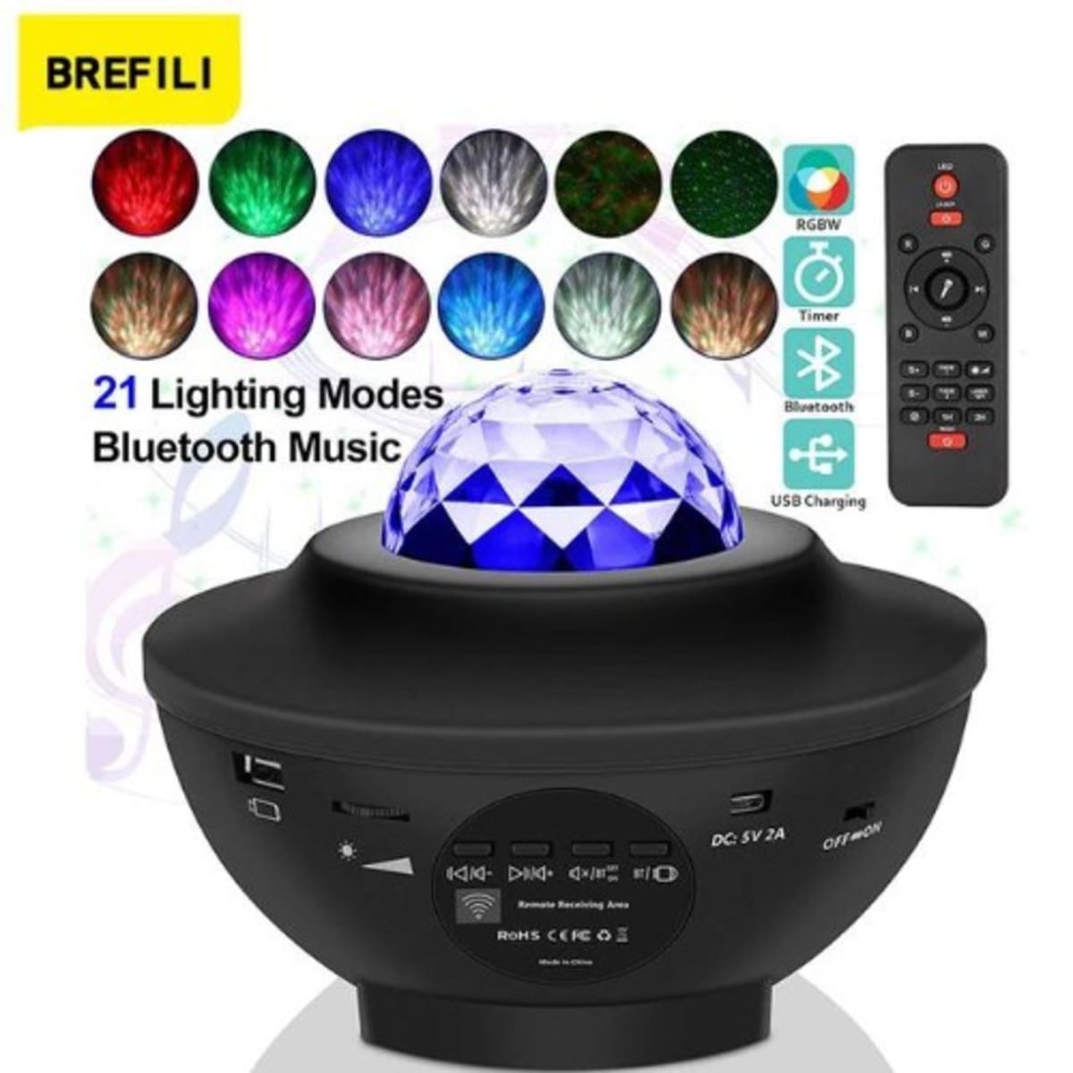 Shopping Starry Night Lamp Light Bluetooth Remote LED Star Light