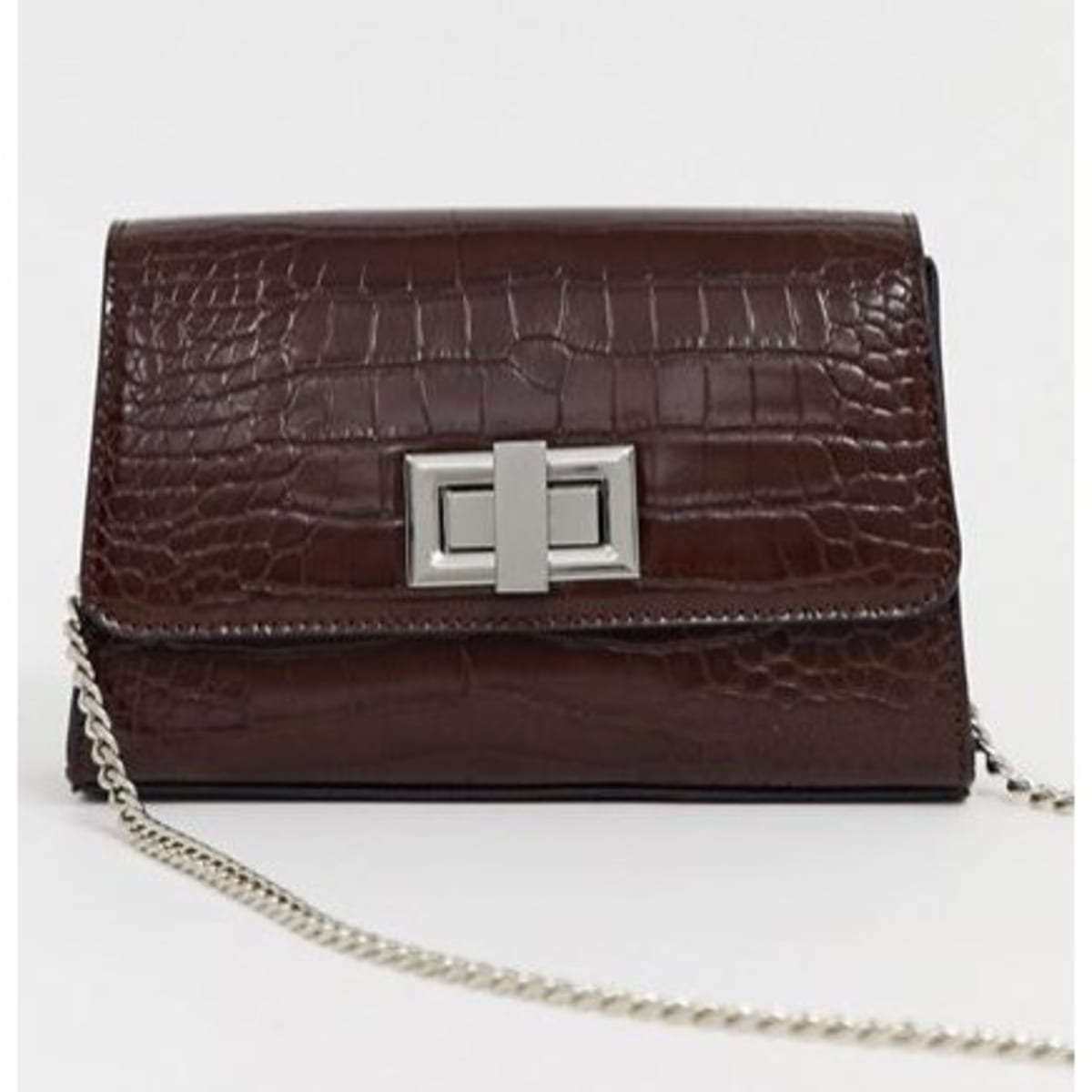 Chain detail new arrivals turn lock bag
